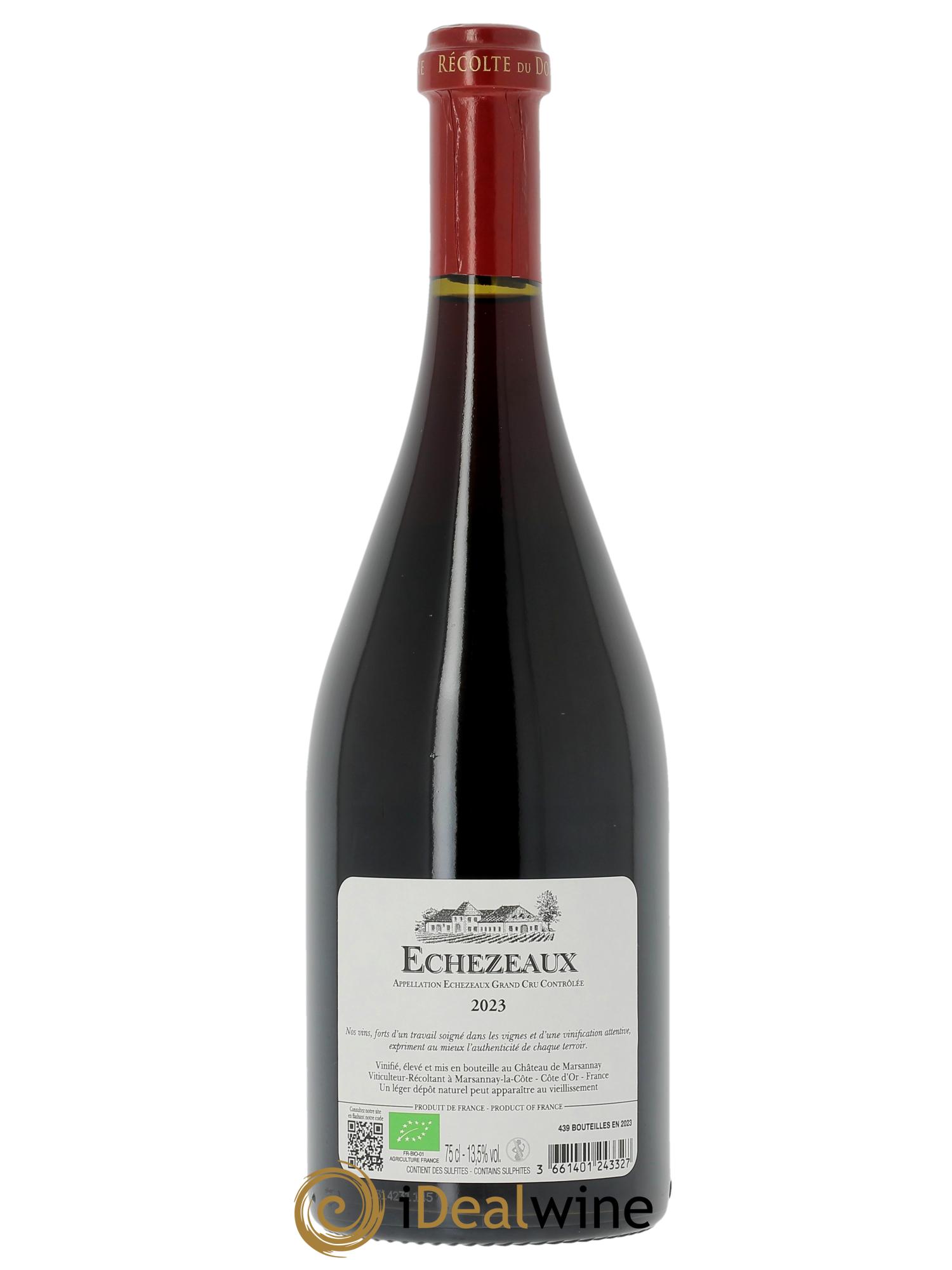 Echezeaux Grand Cru Château de Marsannay  2023 - Lot of 1 bottle - 1