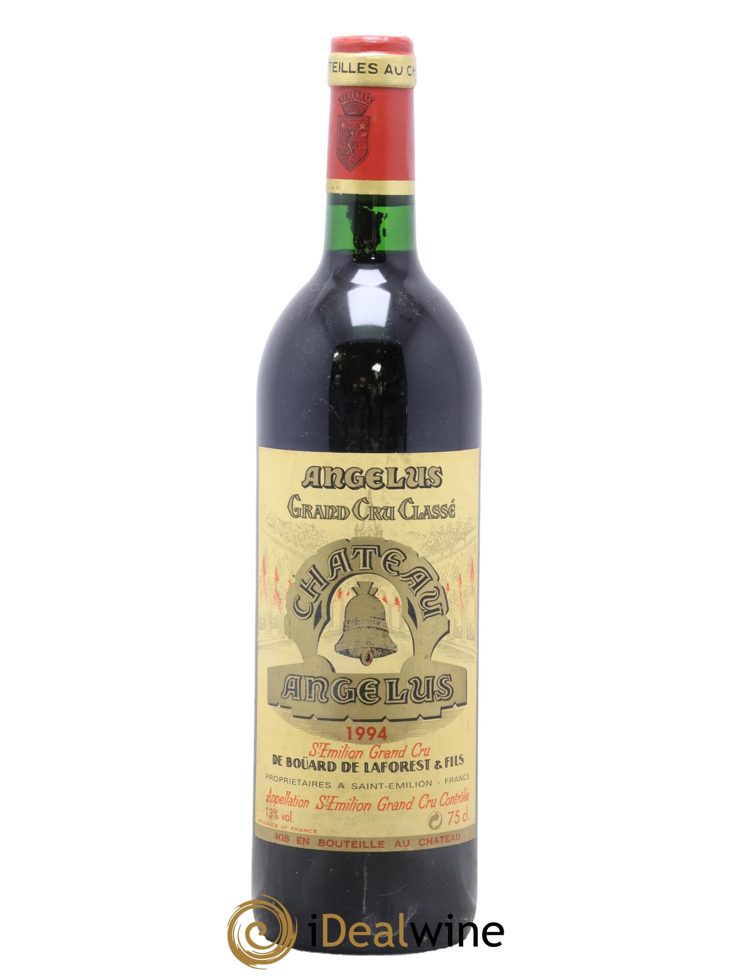 Château Angélus 1er Grand Cru Classé A 1994 - Lot de 1 bouteille - 0