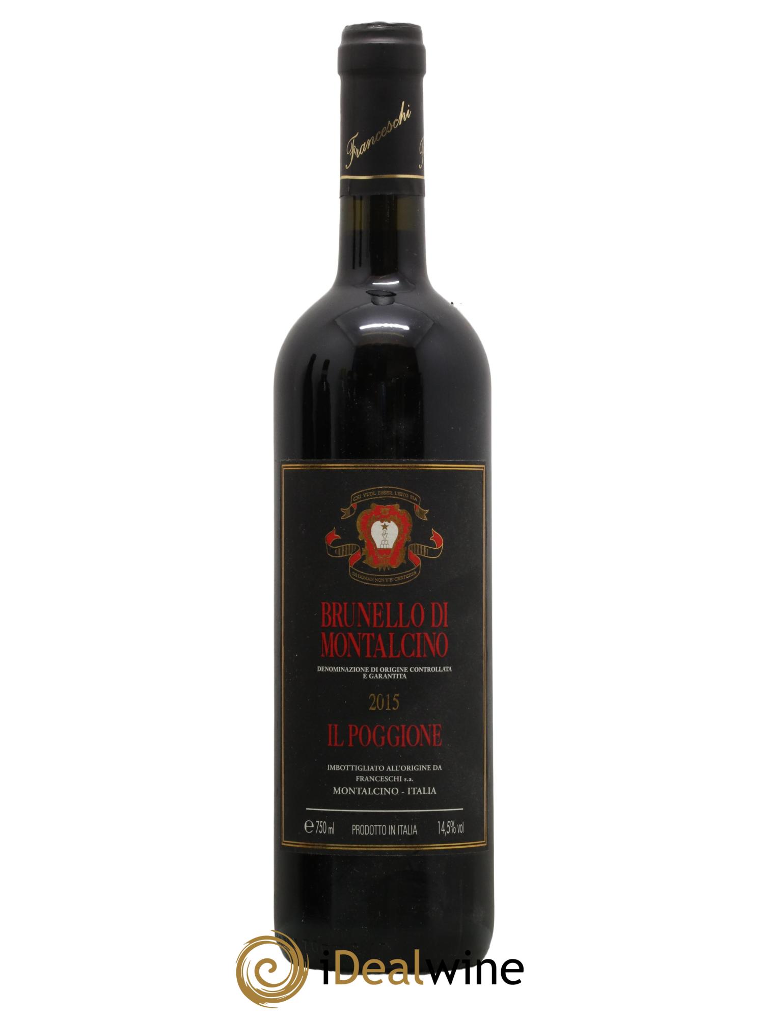 Brunello di Montalcino DOCG Il Poggione Lavinio Franceschi 2015 - Lot de 1 bouteille - 0