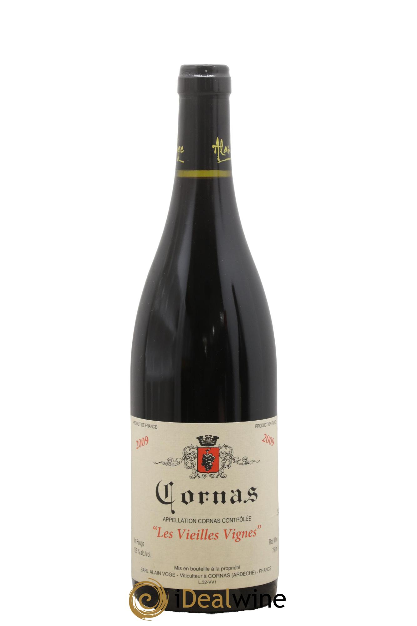 Cornas Les Vieilles Vignes Alain Voge (Domaine) 2009 - Posten von 1 Flasche - 0