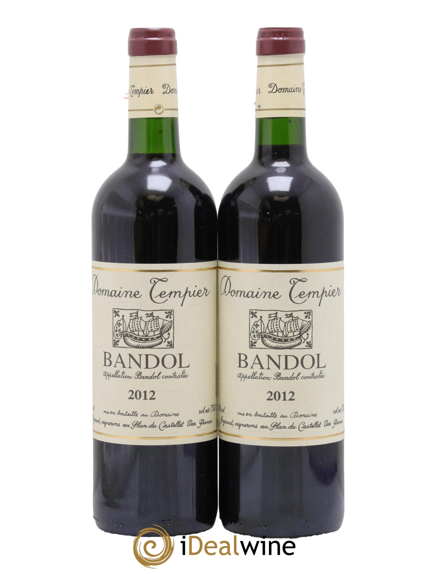 Bandol Domaine Tempier Famille Peyraud 2012 - Lot de 2 bouteilles - 0