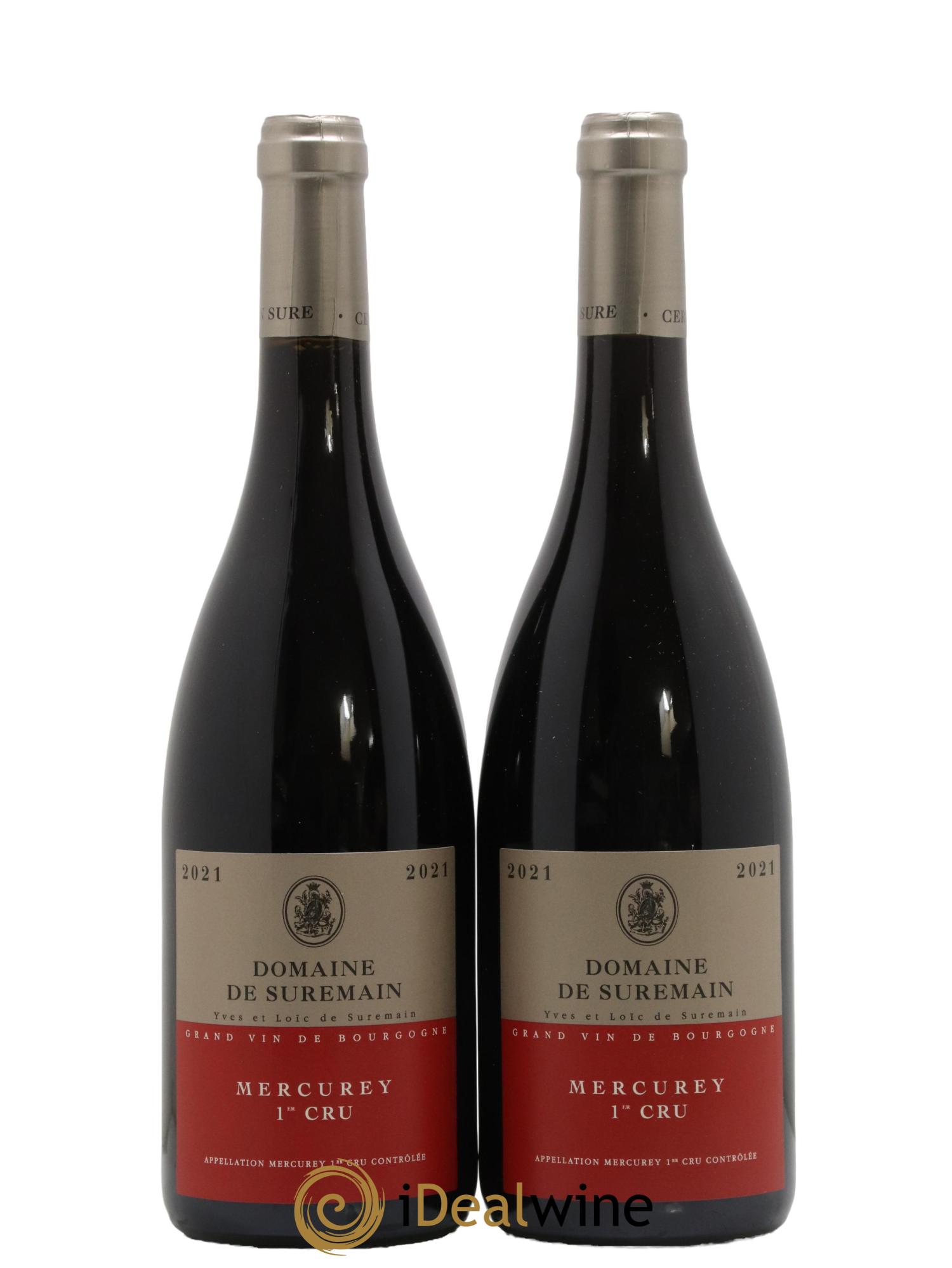 Mercurey 1er Cru Domaine de Suremain 2021 - Lot de 2 bouteilles - 0