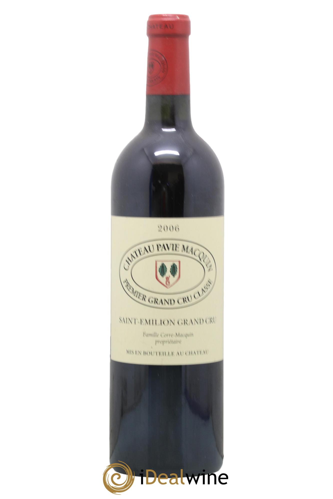 Château Pavie Macquin 1er Grand Cru Classé B 2006 - Lot de 1 bouteille - 0