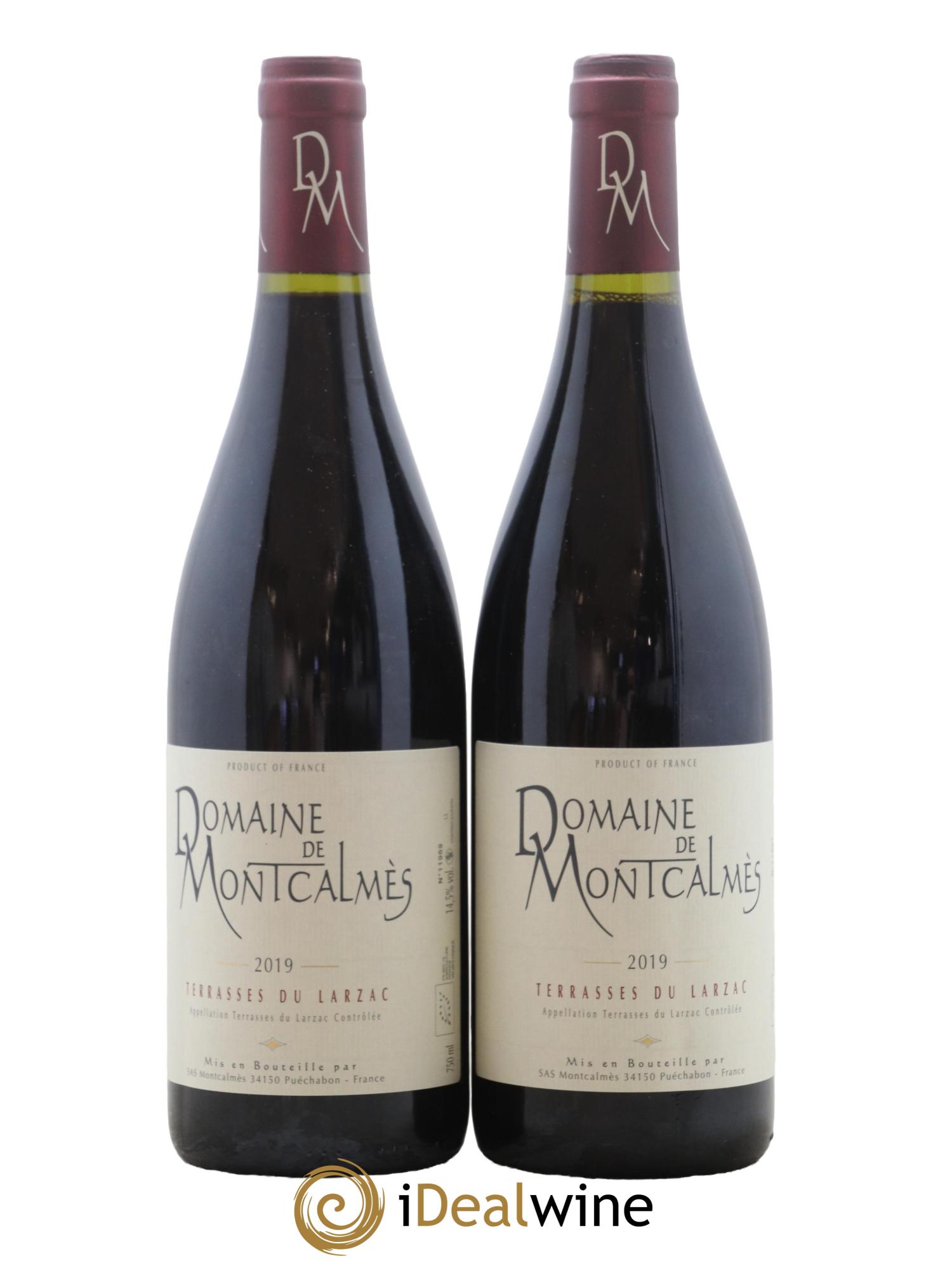 Terrasses du Larzac Domaine de Montcalmès Frédéric Pourtalié 2019 - Lot de 2 bouteilles - 0