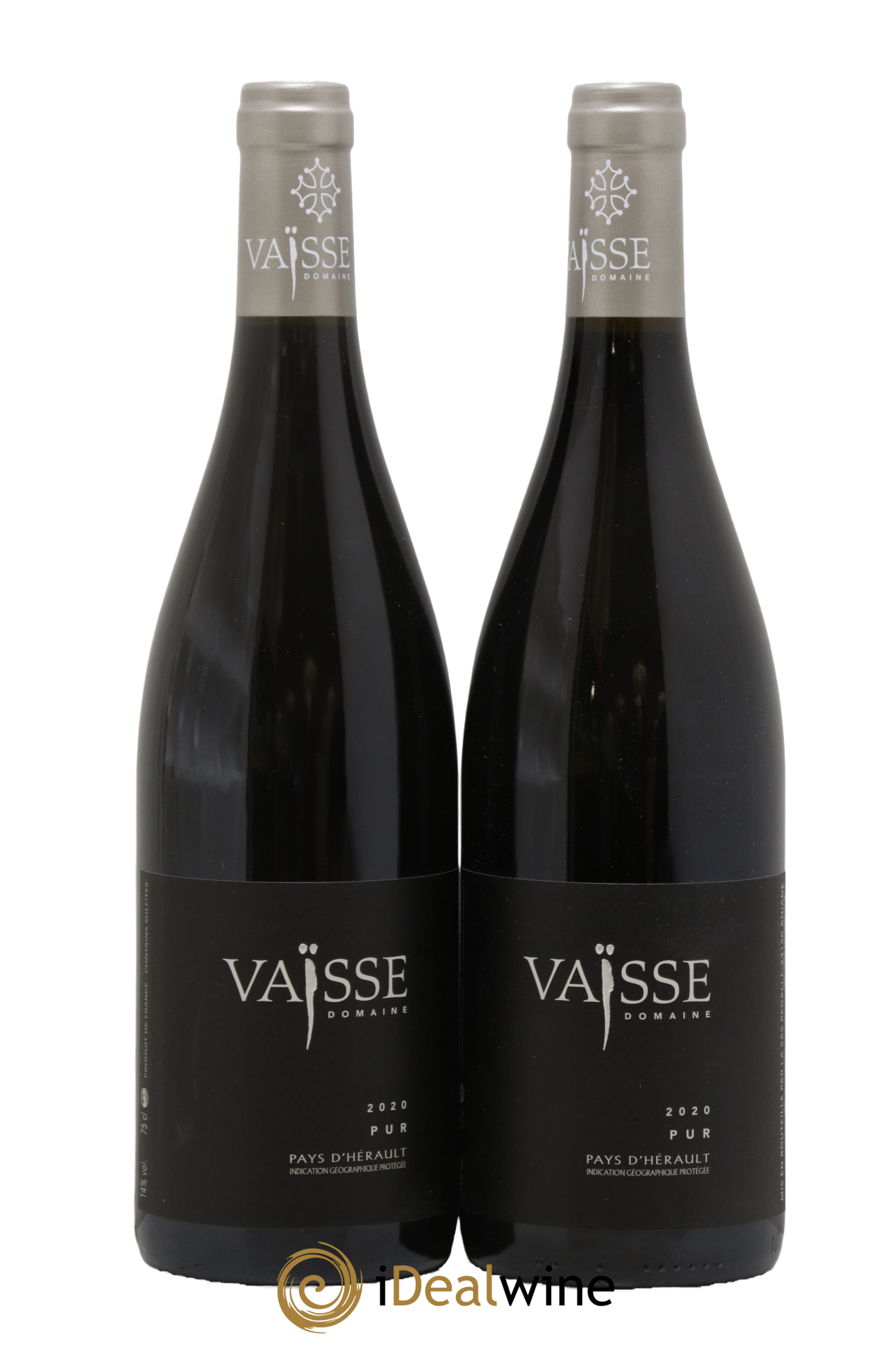 Pays d'Hérault Pur Vaisse (Domaine) 2020 - Lot de 2 bouteilles - 0