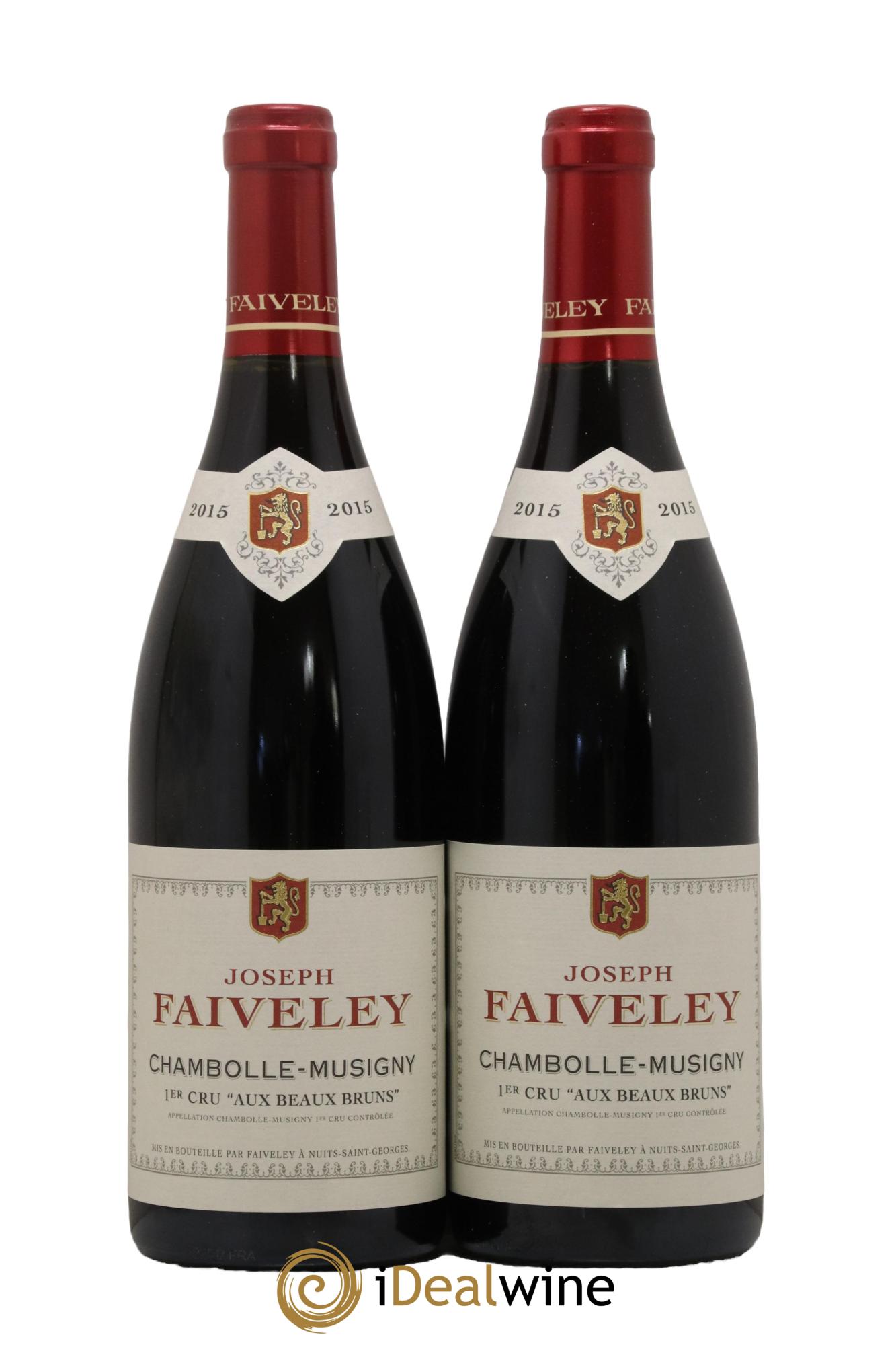 Chambolle-Musigny 1er Cru Beaux Bruns Faiveley 2015 - Lot de 2 bouteilles - 0