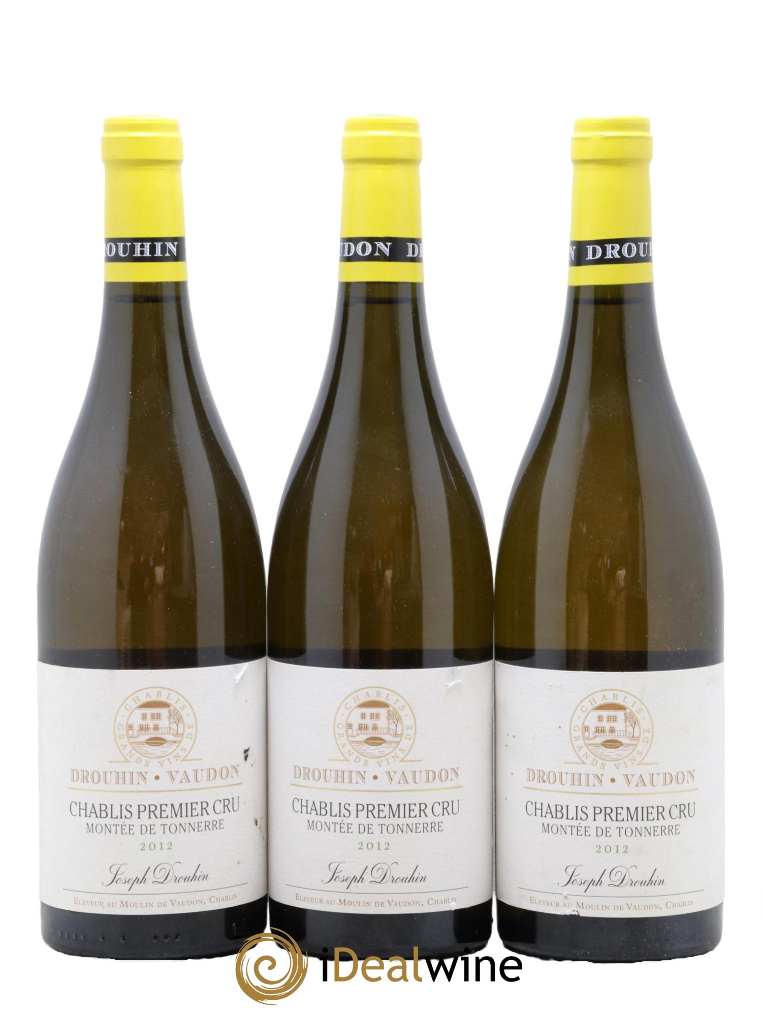 Chablis 1er Cru Montée de Tonnerre Drouhin-Vaudon 2012 - Lot de 3 bouteilles - 0