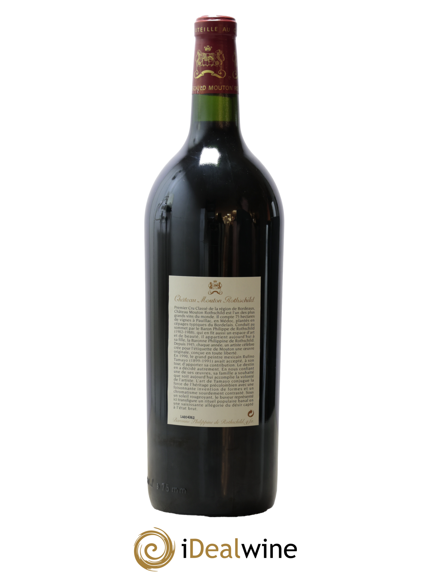 Château Mouton Rothschild 1er Grand Cru Classé 1998 - Lot de 1 magnum - 1