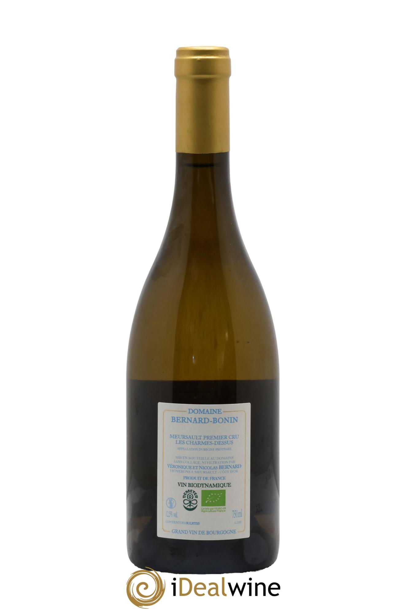 Meursault 1er Cru Les Charmes Dessus Bernard Bonin 2021 - Lot of 1 bottle - 1
