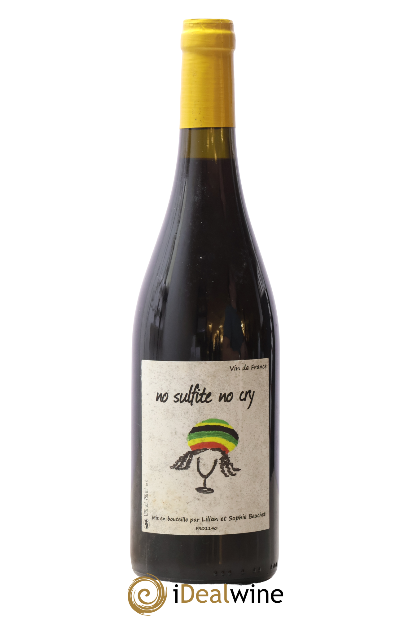 Vin de France No Sulfite No Cry Lilian Bauchet 2017 - Lot de 1 bouteille - 0