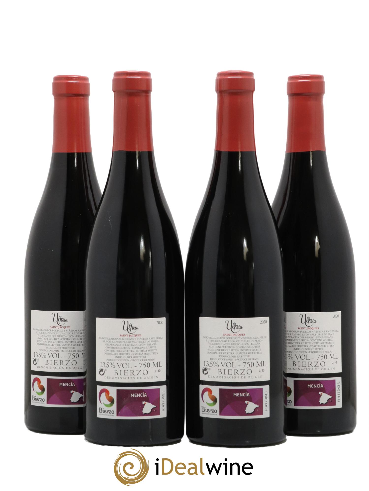 Bierzo DO Ultreia Saint Jacques R Perez 2020 - Posten von 4 Flaschen - 1