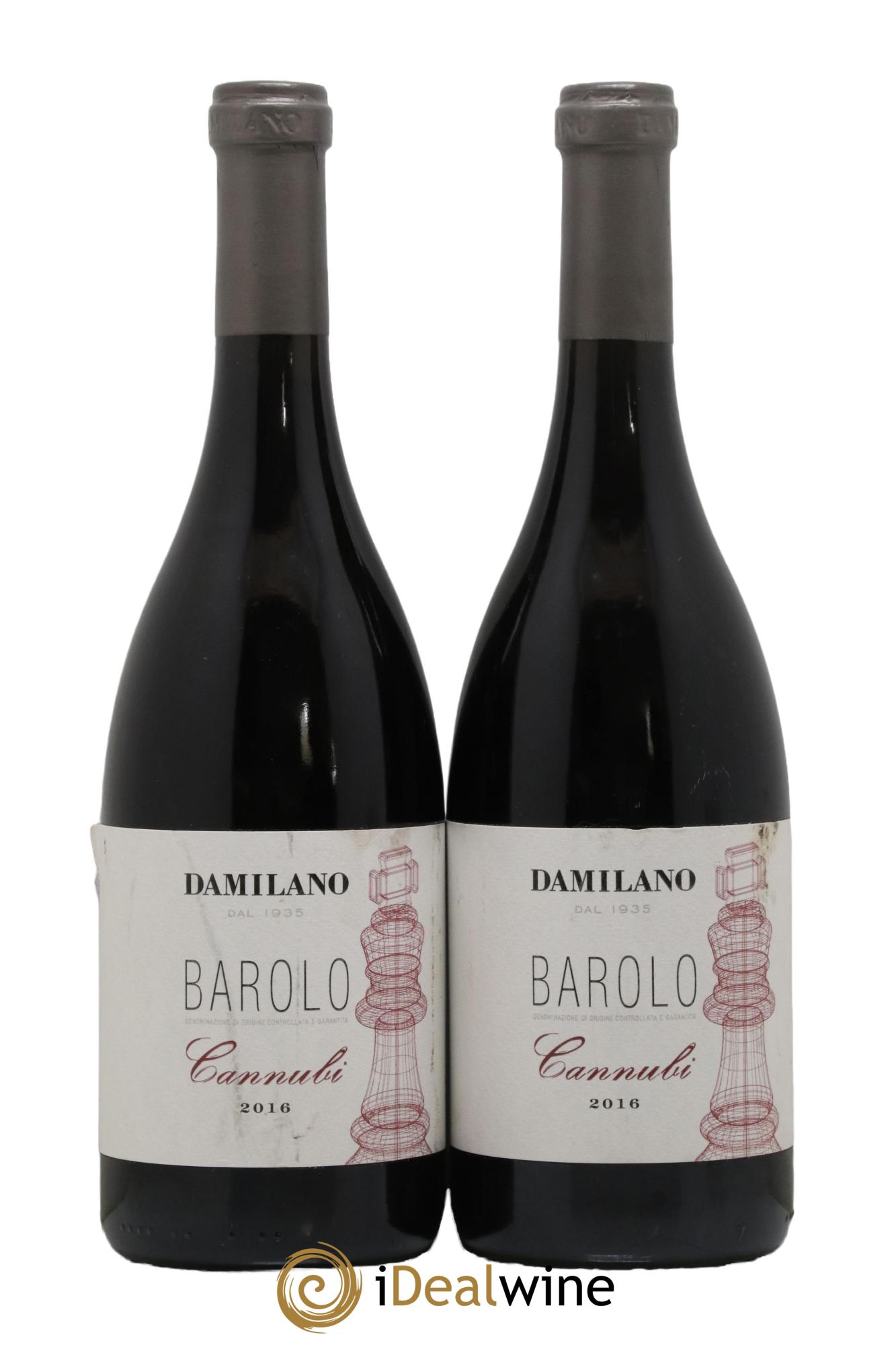 Barolo Cannubi Damilano 2016 - Lot de 2 bouteilles - 0