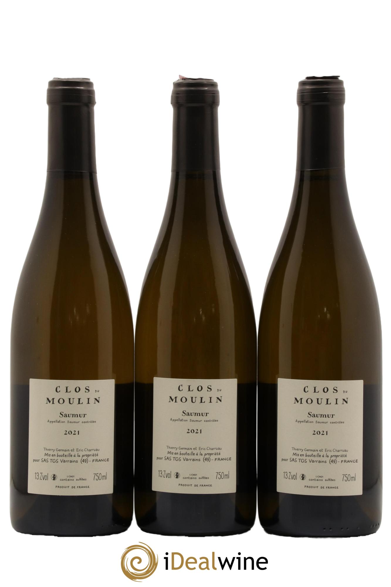 Saumur Clos du Moulin Domaine des Roches Neuves - Thierry Germain  2021 - Posten von 3 Flaschen - 1