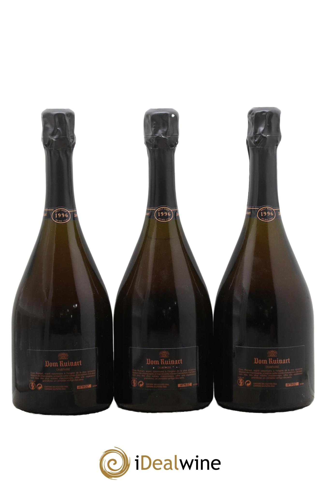 Dom Ruinart Brut Ruinart 1996 - Lot of 3 bottles - 1