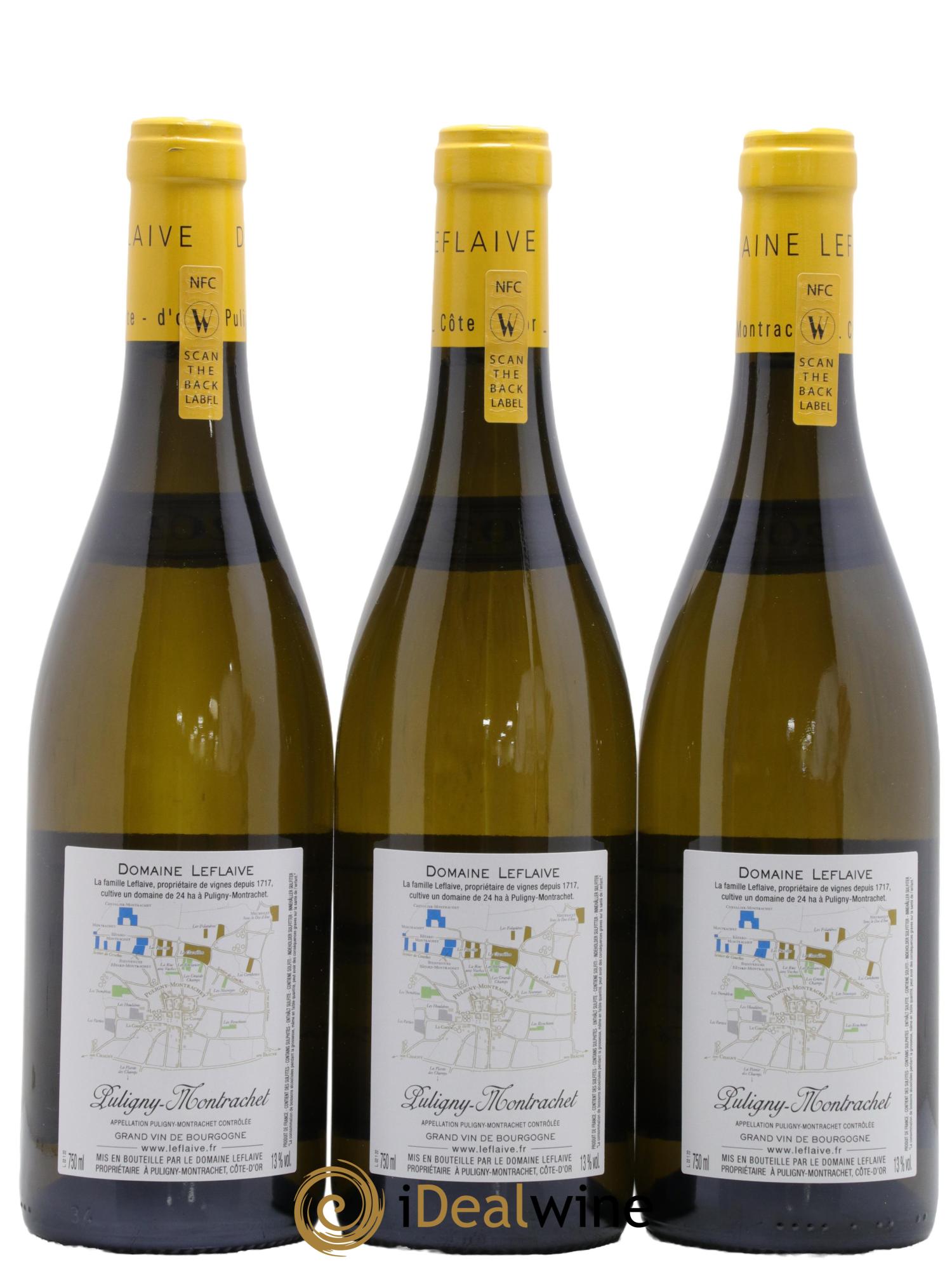 Puligny-Montrachet Leflaive & Associés 2022 - Lot of 3 bottles - 1
