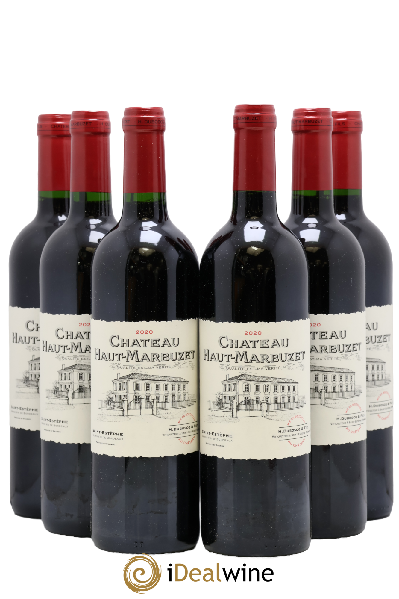 Château Haut Marbuzet 2020 - Lotto di 6 bottiglie - 0