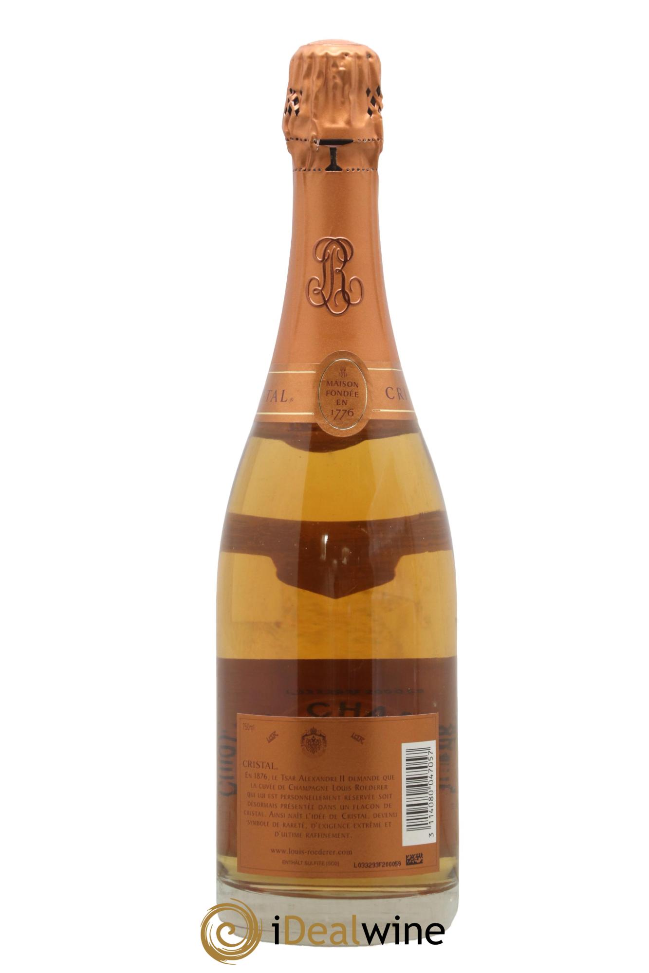 Cristal Louis Roederer 2002 - Lot de 1 bouteille - 1