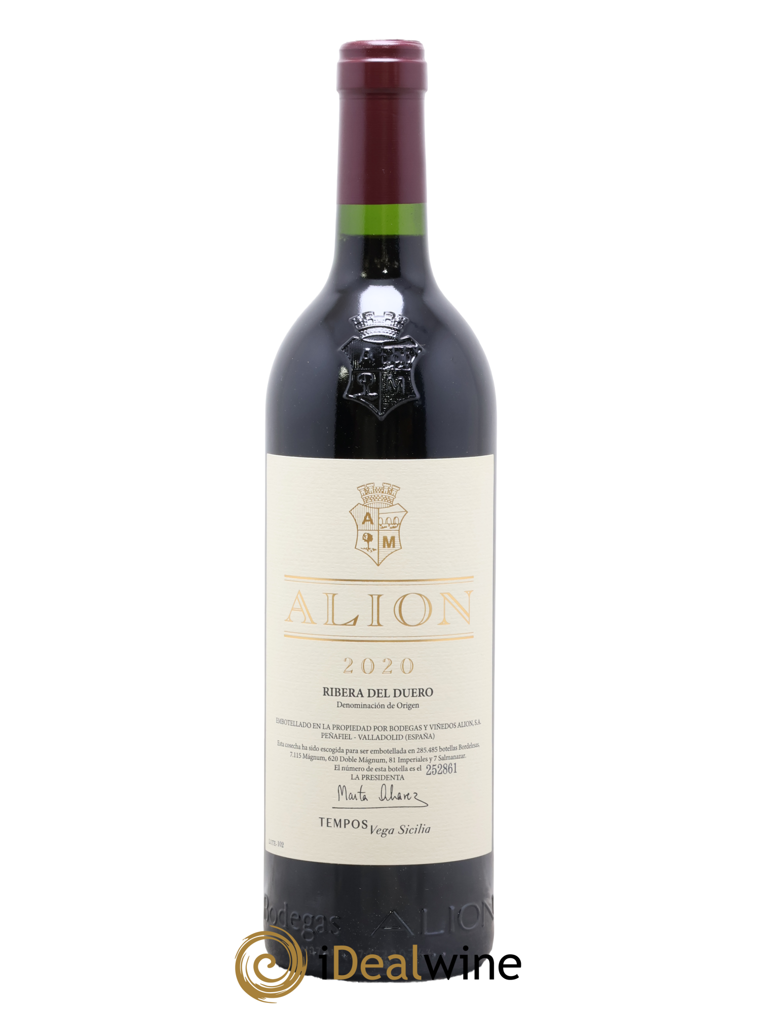 Ribera Del Duero DO Vega Sicilia Alion Famille Alvarez 2020 - Posten von 1 Flasche - 0