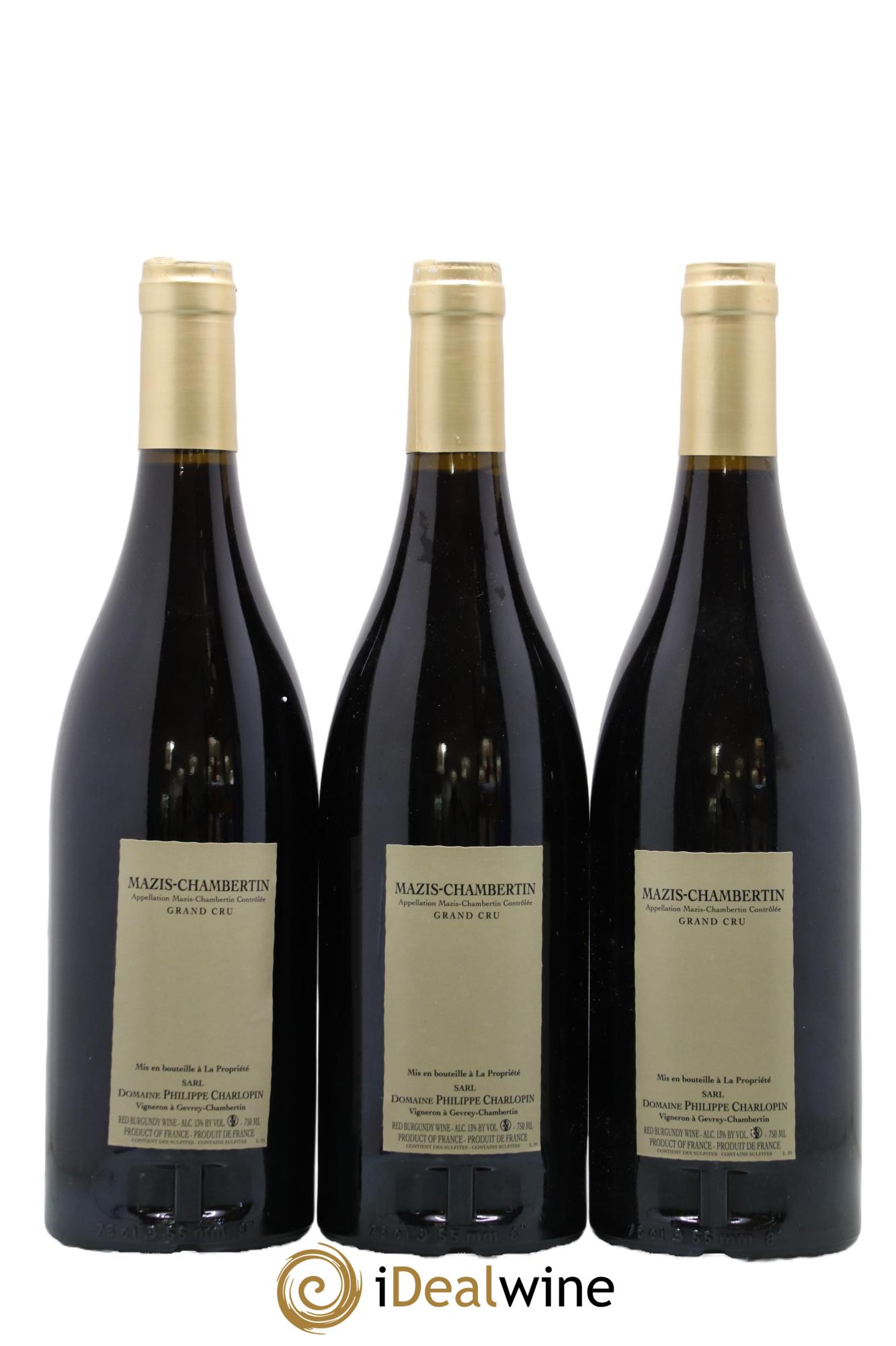 Mazis-Chambertin Grand Cru Philippe Charlopin 2016 - Lot de 3 bouteilles - 1