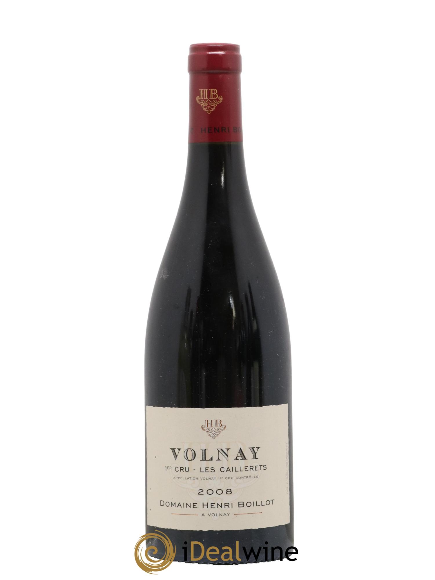 Volnay 1er Cru Les Caillerets Henri Boillot (Domaine) 2008 - Lot de 1 bouteille - 0