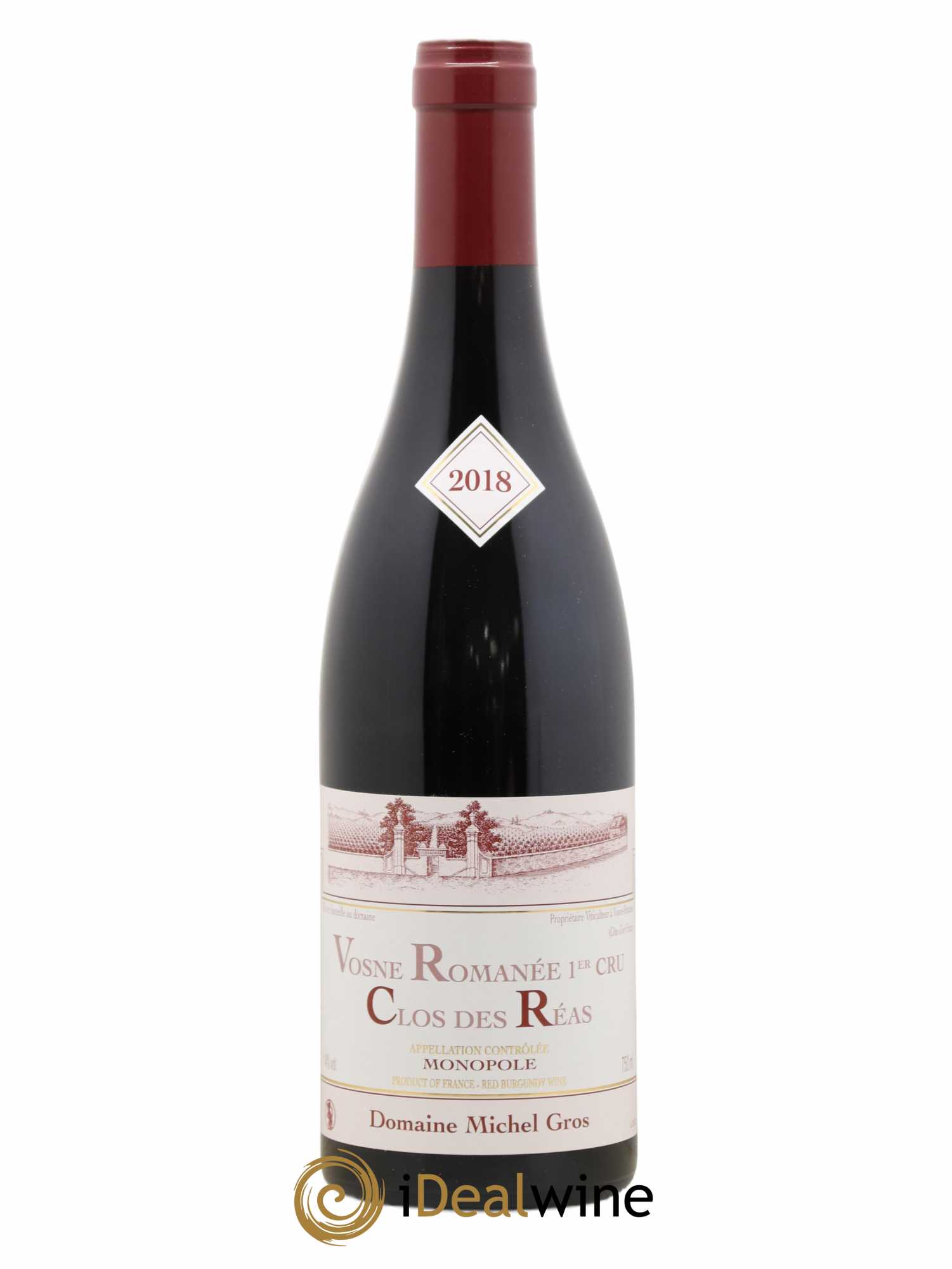 Vosne-Romanée 1er Cru Clos des Réas Michel Gros 2018 - Lot de 1 bouteille - 0