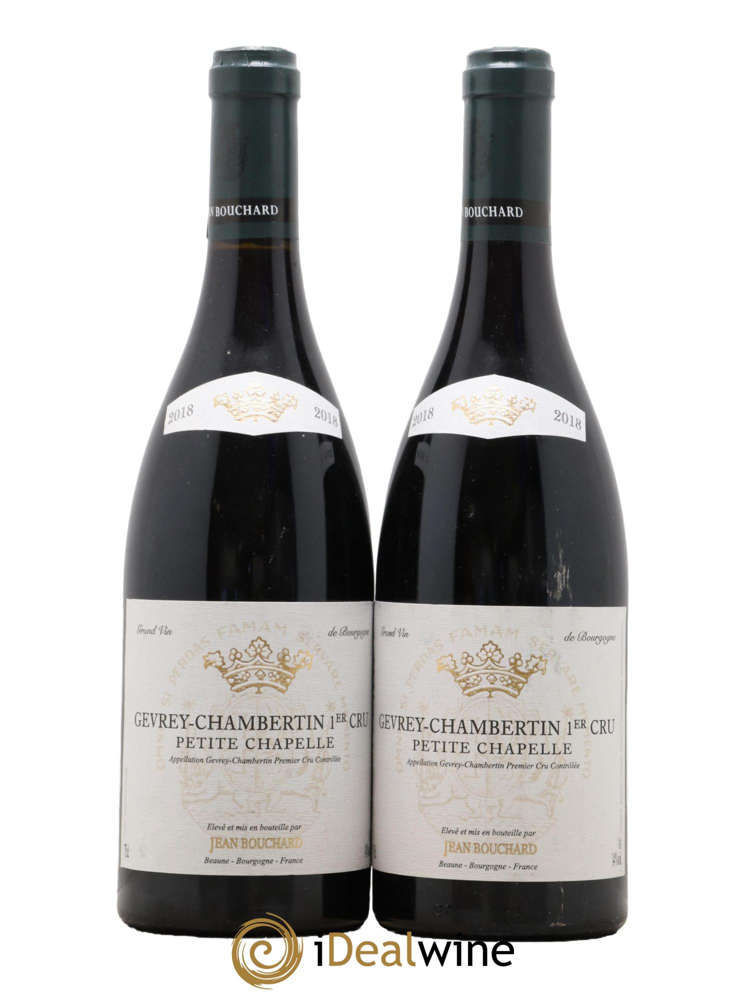 Gevrey-Chambertin 1er Cru Petite Chapelle Domaine Jean Bouchard 2018 - Lot de 2 bouteilles - 0