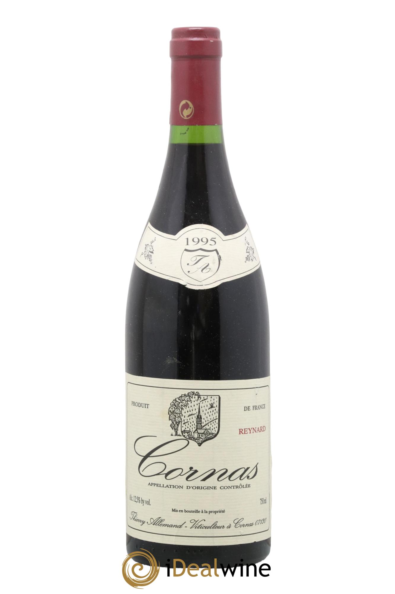 Cornas Reynard Thierry Allemand 1995 - Lot of 1 bottle - 0