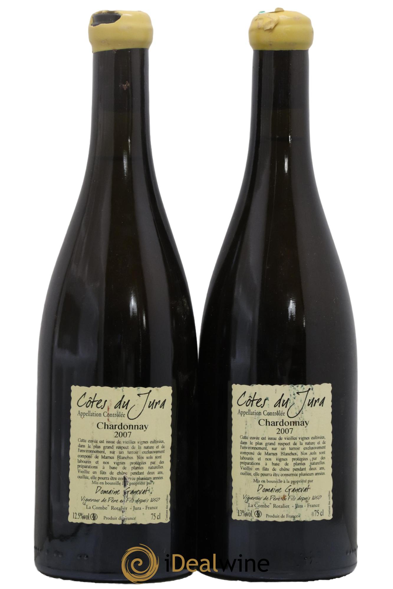 Côtes du Jura Les Grands Teppes Vieilles Vignes Jean-François Ganevat (Domaine) 2007 - Lot de 2 bouteilles - 1