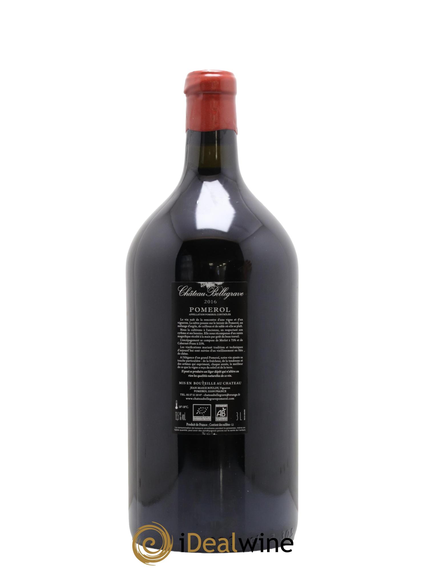 Château Bellegrave 2016 - Lot of 1 double magnum - 1