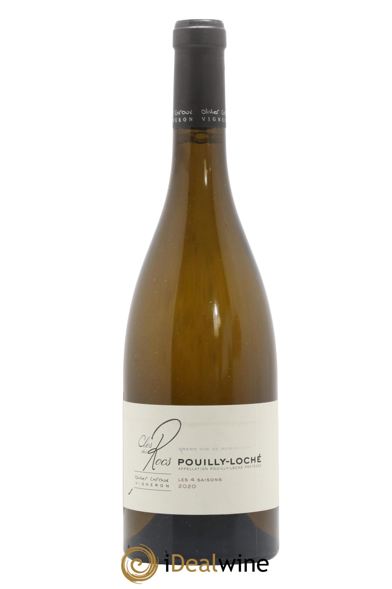 Pouilly-Loché Les 4 saisons Clos Des Rocs 2020 - Lot de 1 bouteille - 0