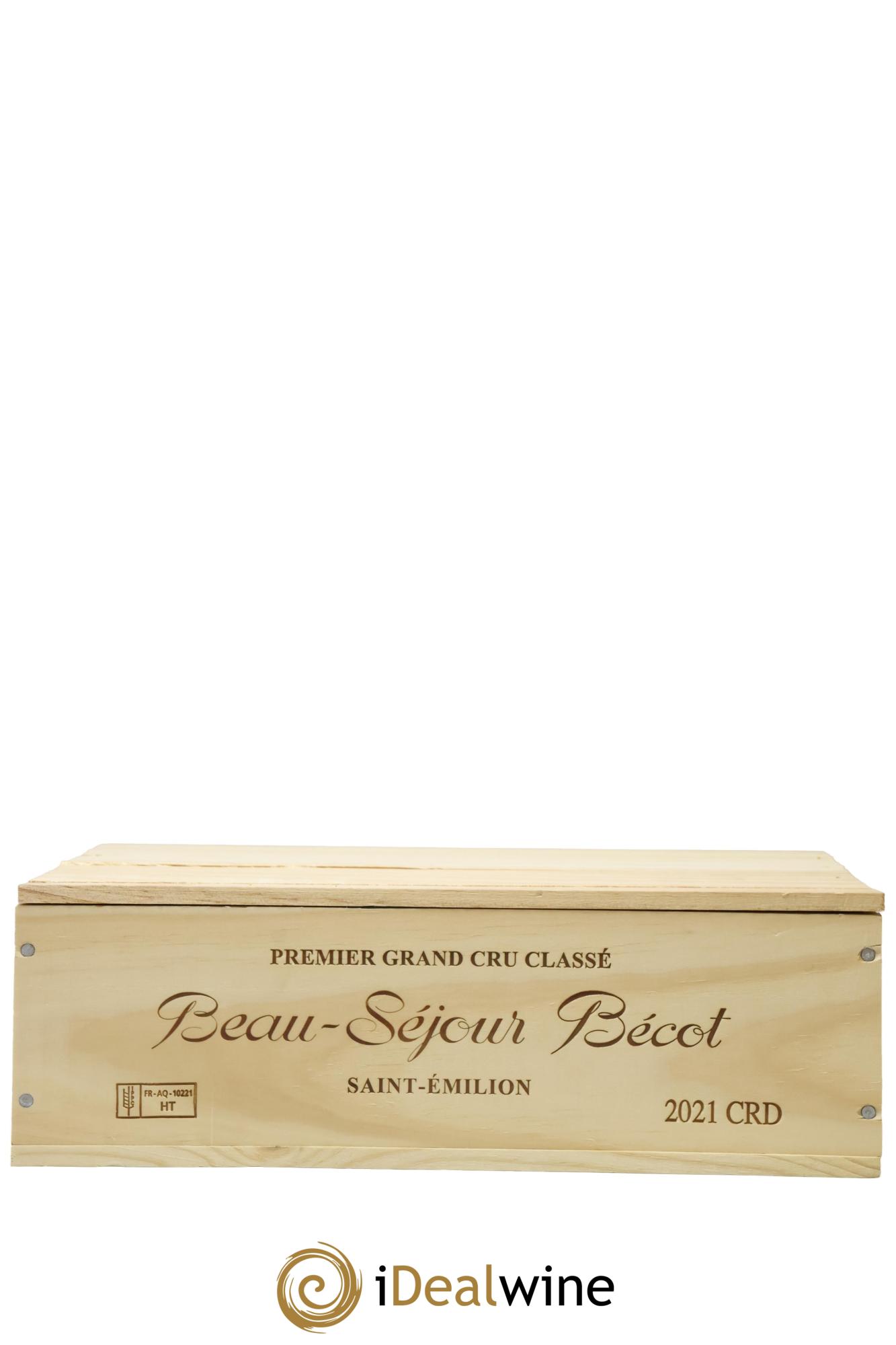 Château Beau-Séjour Bécot 1er Grand Cru Classé B 2021 - Lot of 3 bottles - 1