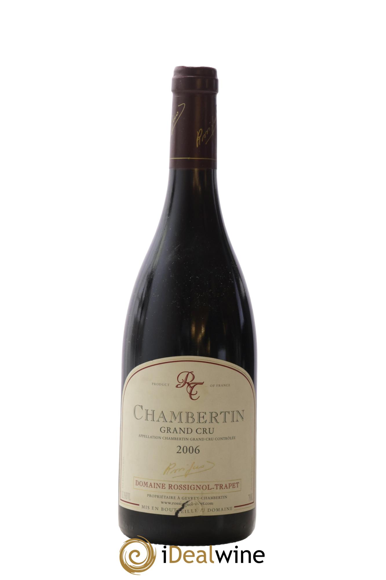 Chambertin Grand Cru Rossignol-Trapet (Domaine) 2006 - Lot of 1 bottle - 0