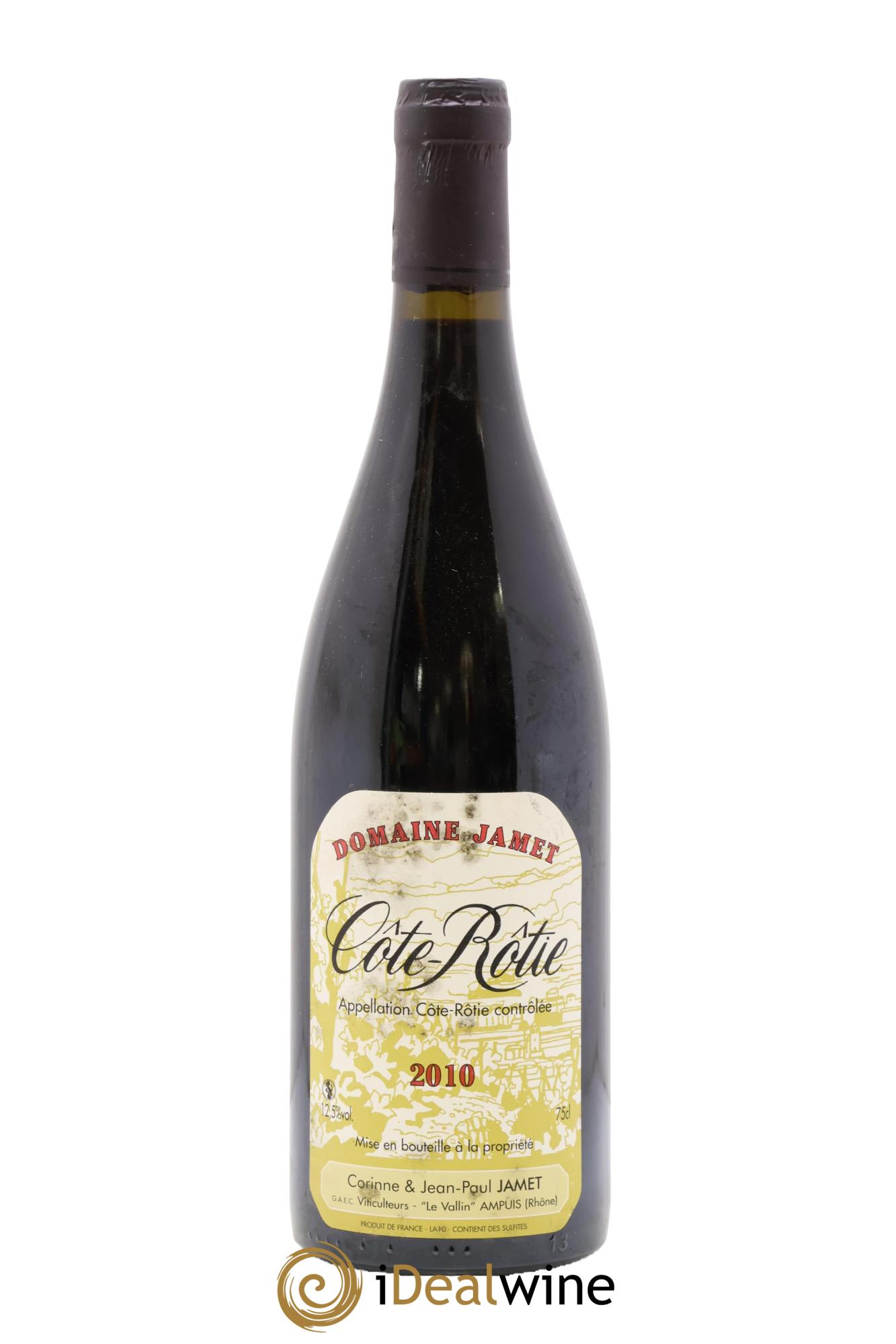 Côte-Rôtie Jamet (Domaine) 2010 - Lot de 1 bouteille - 0