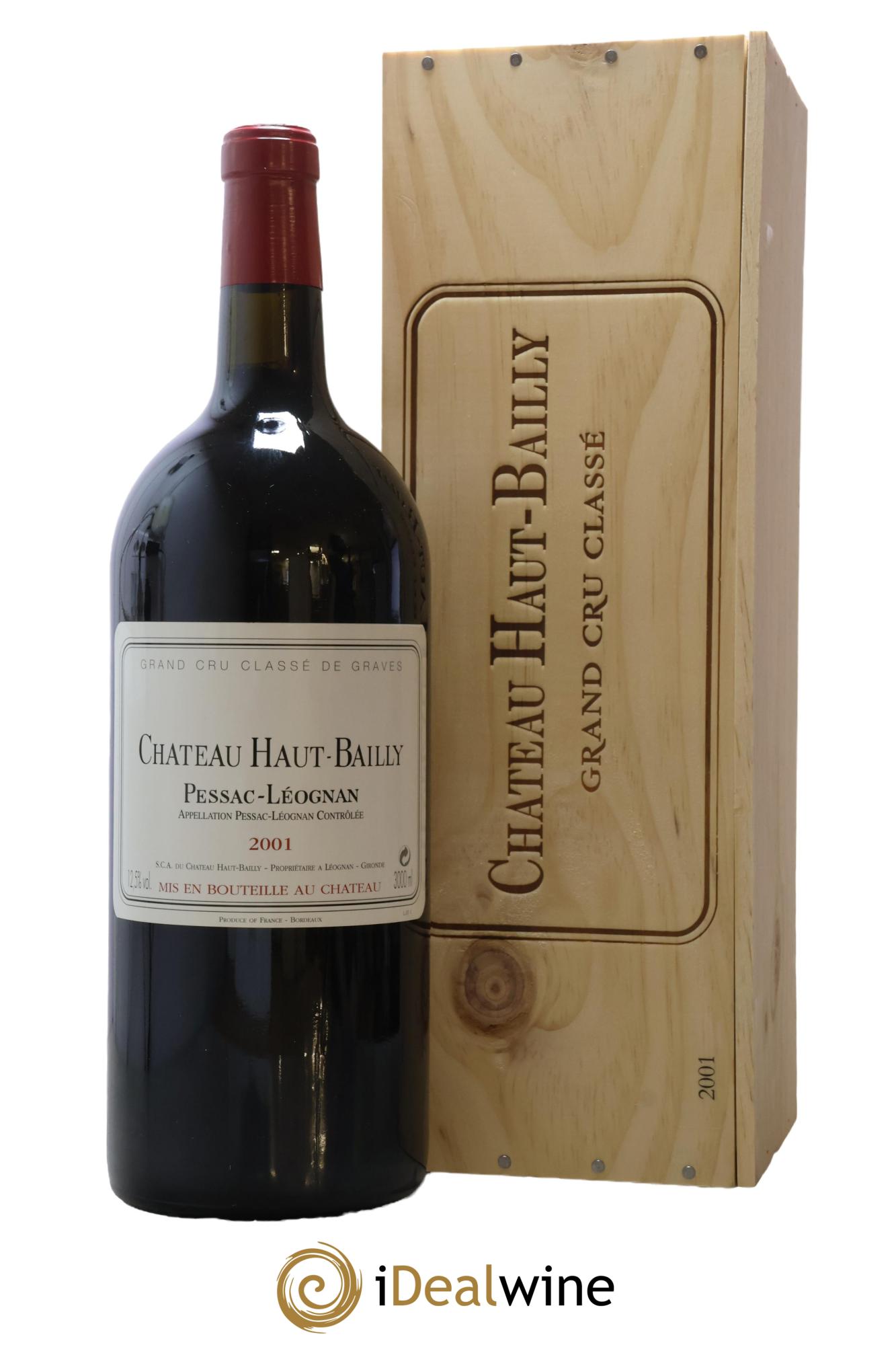 Château Haut-Bailly Cru Classé de Graves 2001 - Lot de 1 double magnum - 1
