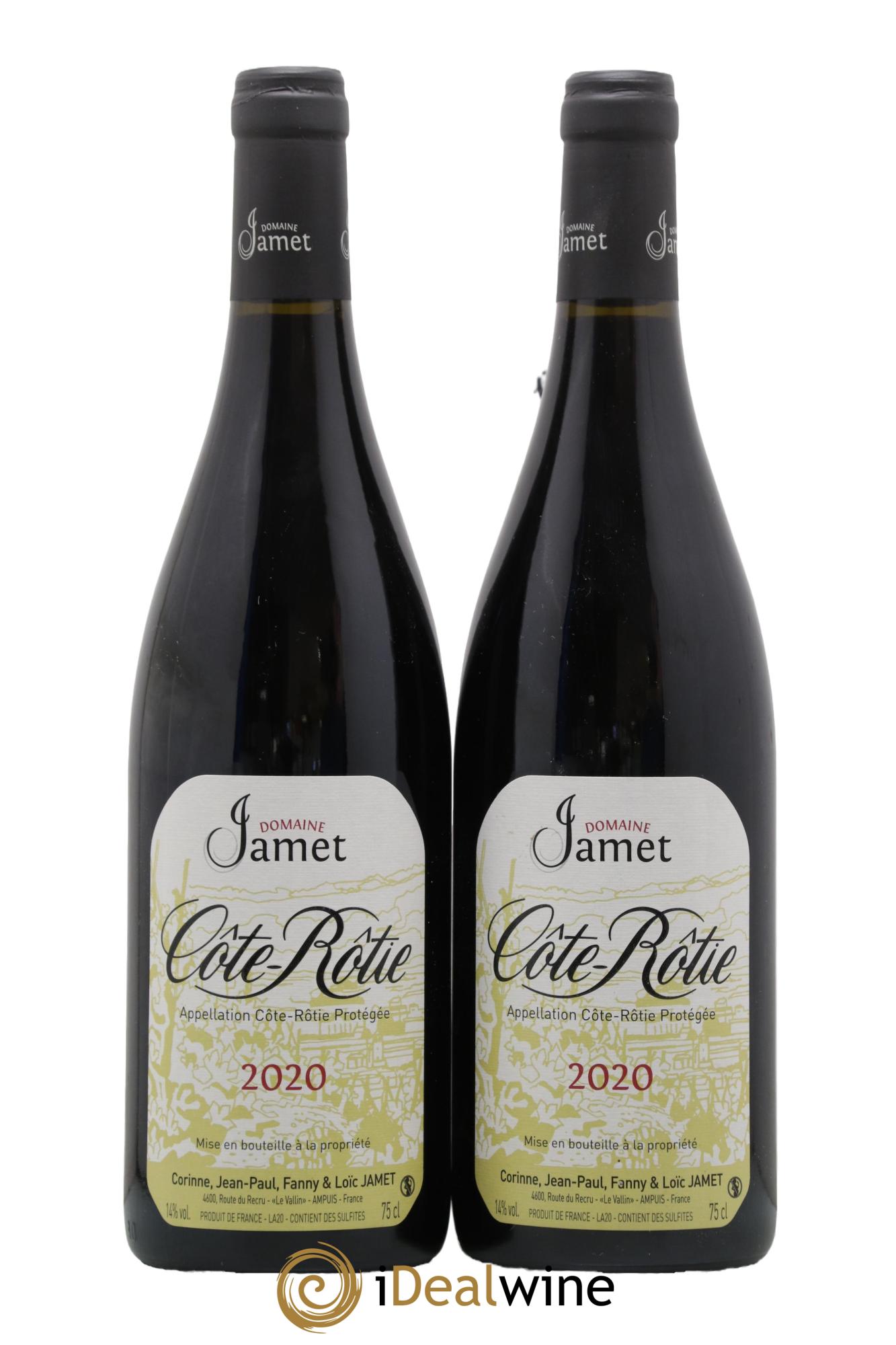 Côte-Rôtie Jamet (Domaine) 2020 - Lot de 2 bouteilles - 0
