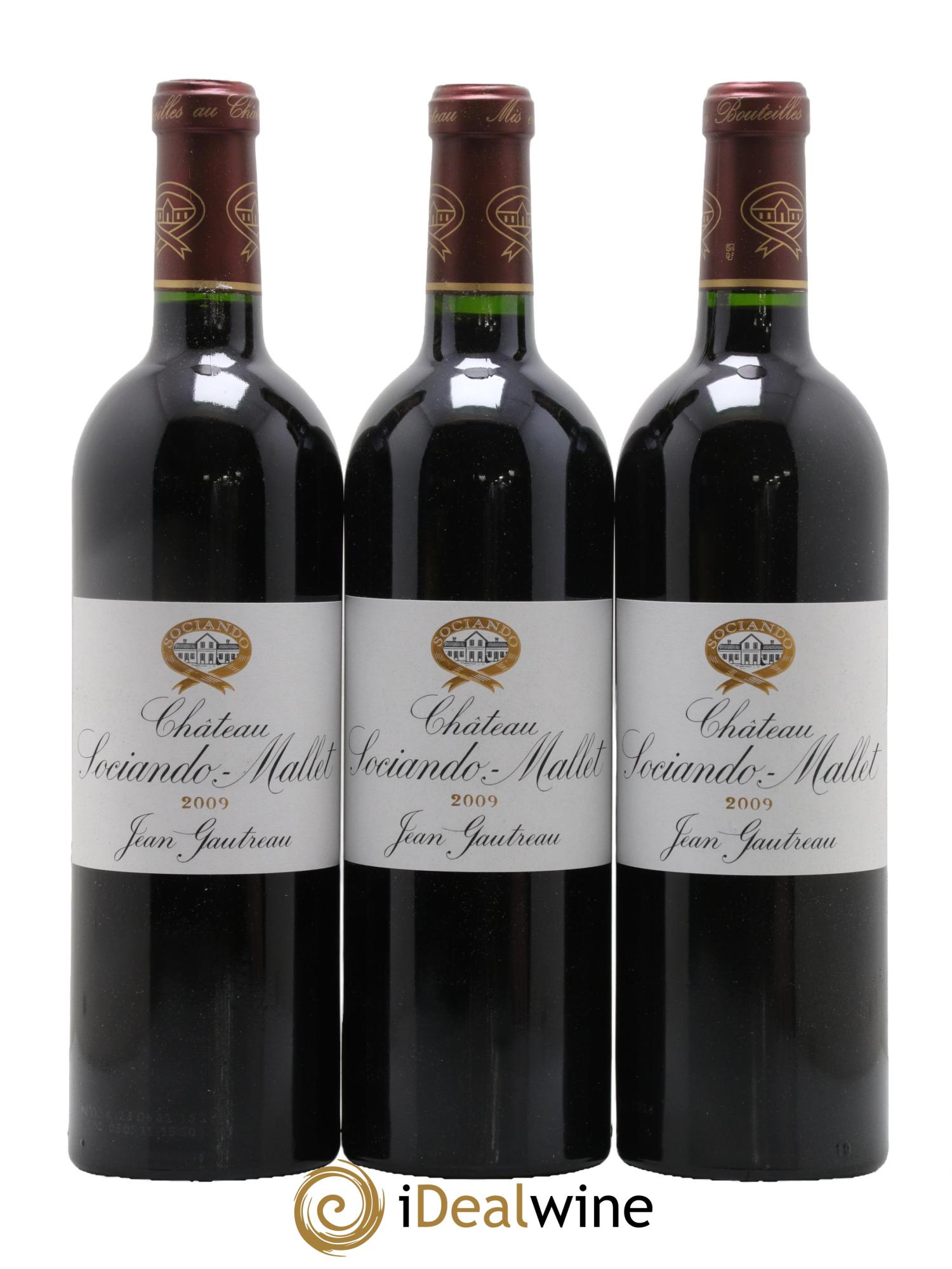 Château Sociando Mallet 2009 - Lot de 6 bouteilles - 2