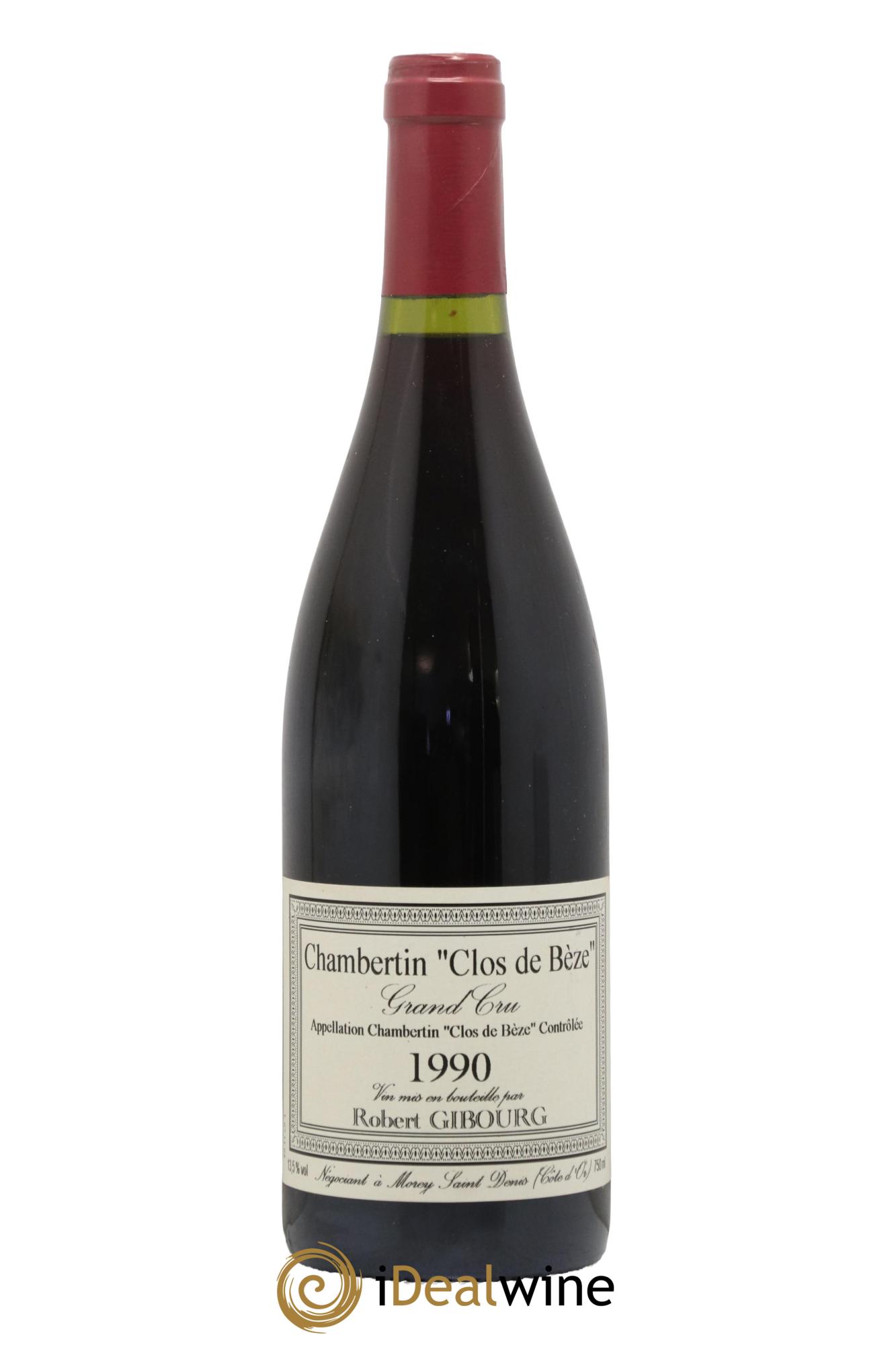 Chambertin Clos de Bèze Grand Cru Robert Gibourg 1990 - Posten von 1 Flasche - 0