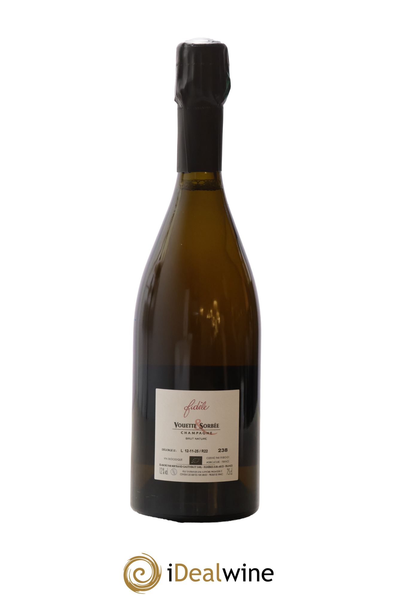 Fidèle Blanc de Noirs Vouette et Sorbée 2022 - Posten von 1 Flasche - 1
