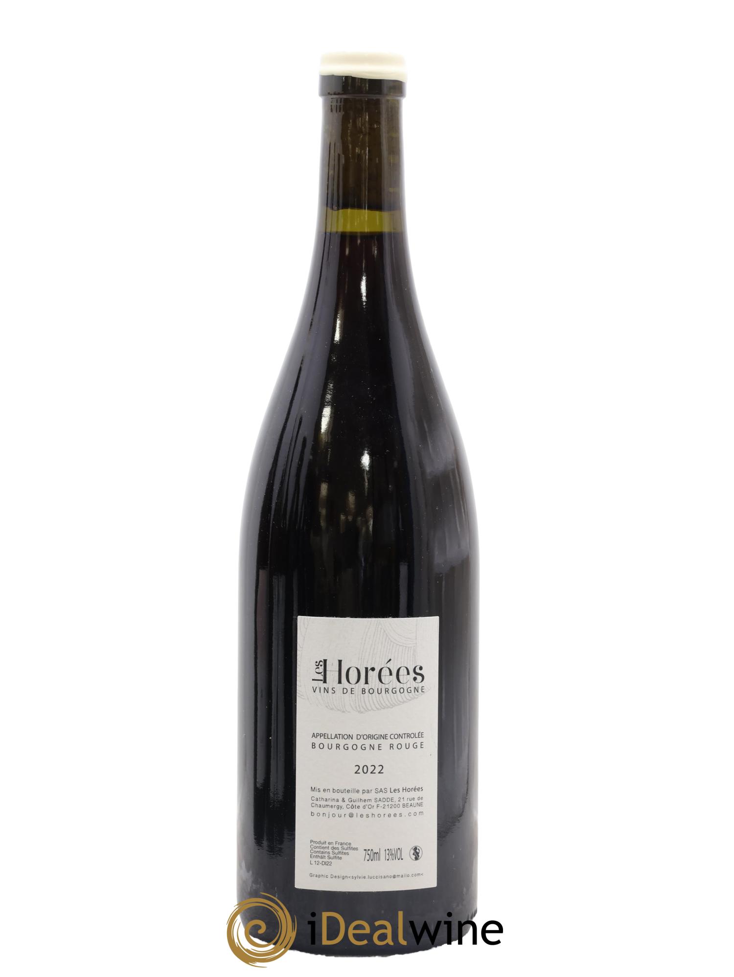 Bourgogne Des Six Ifs Les Horées 2022 - Lot de 1 bouteille - 1