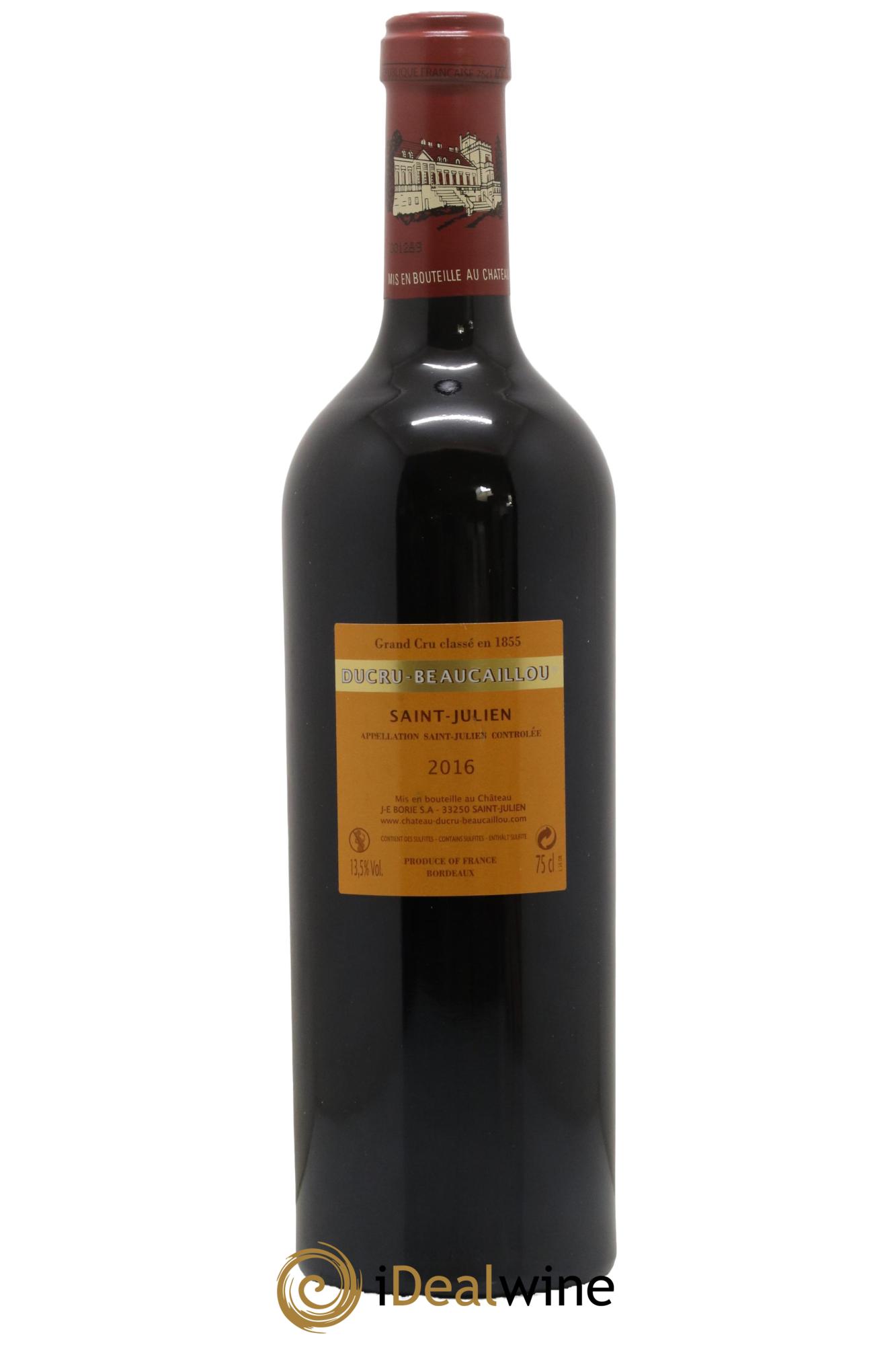 Château Ducru Beaucaillou 2ème Grand Cru Classé  2016 - Posten von 1 Flasche - 1