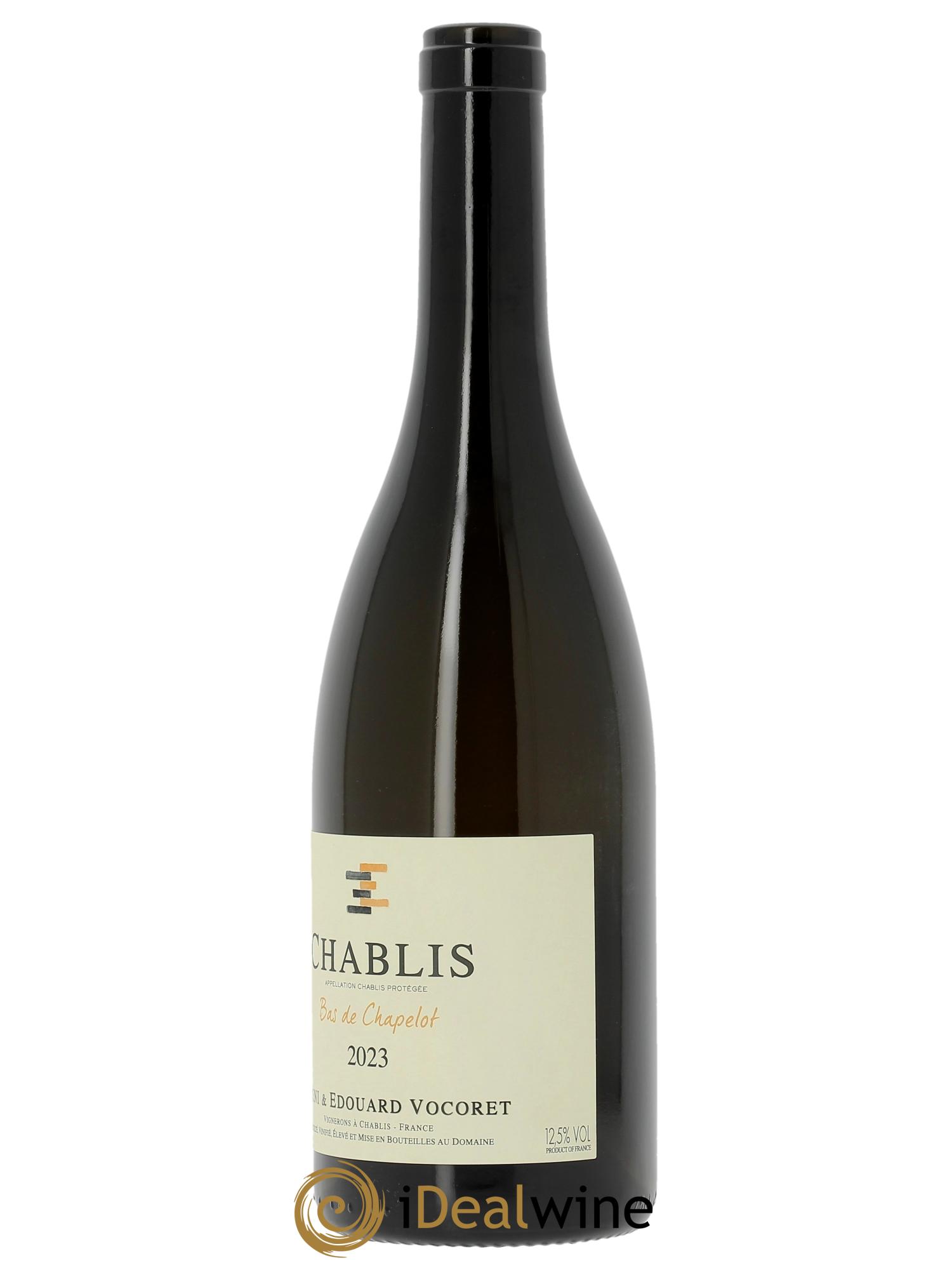 Chablis Le Bas de Chapelot Vocoret & Fils 2023 - Posten von 1 Flasche - 1