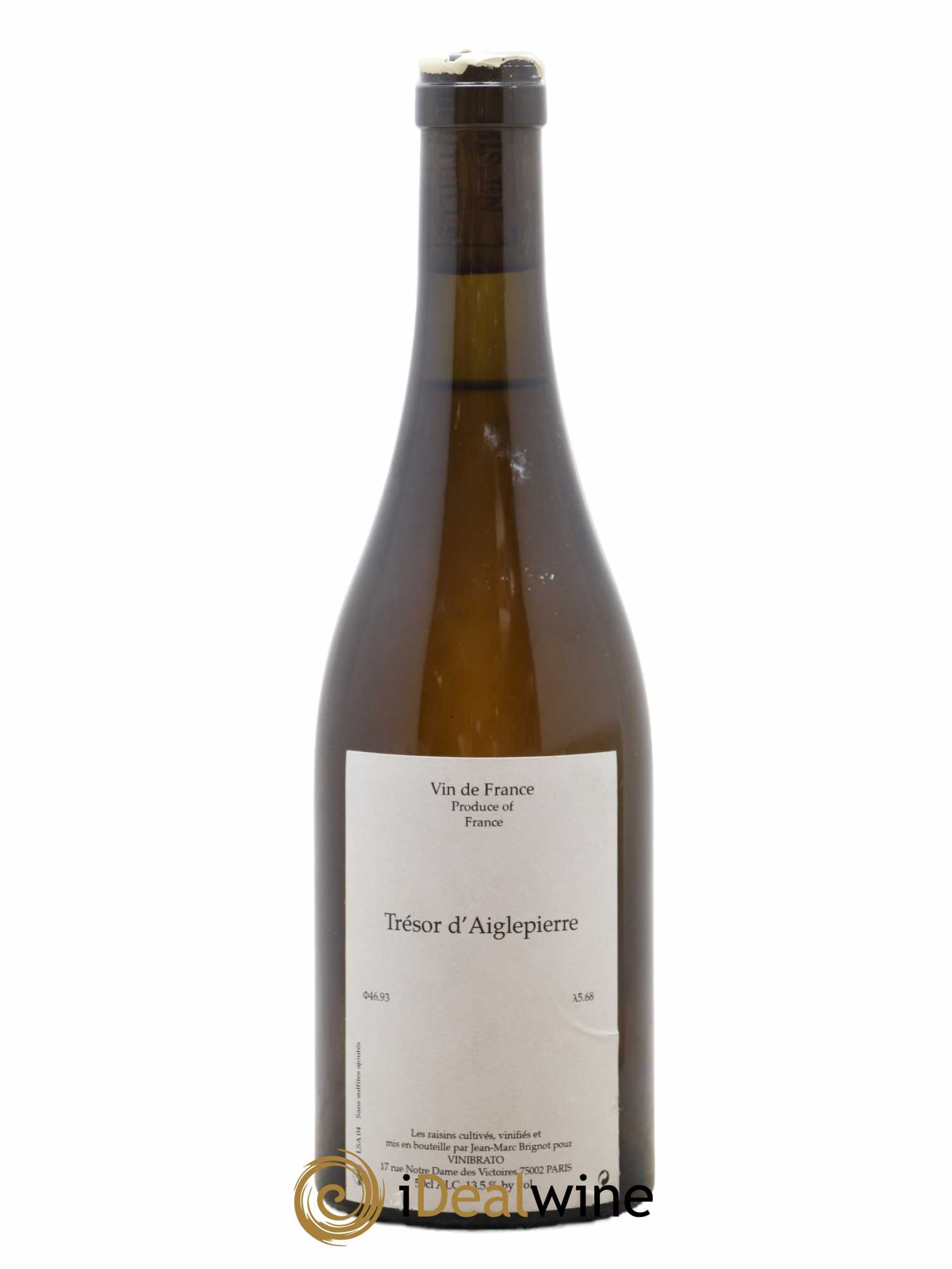 Vin de France Trésor d'Aiglepierre Jean-Marc Brignot 2004 - Lot de 1 bouteille - 0