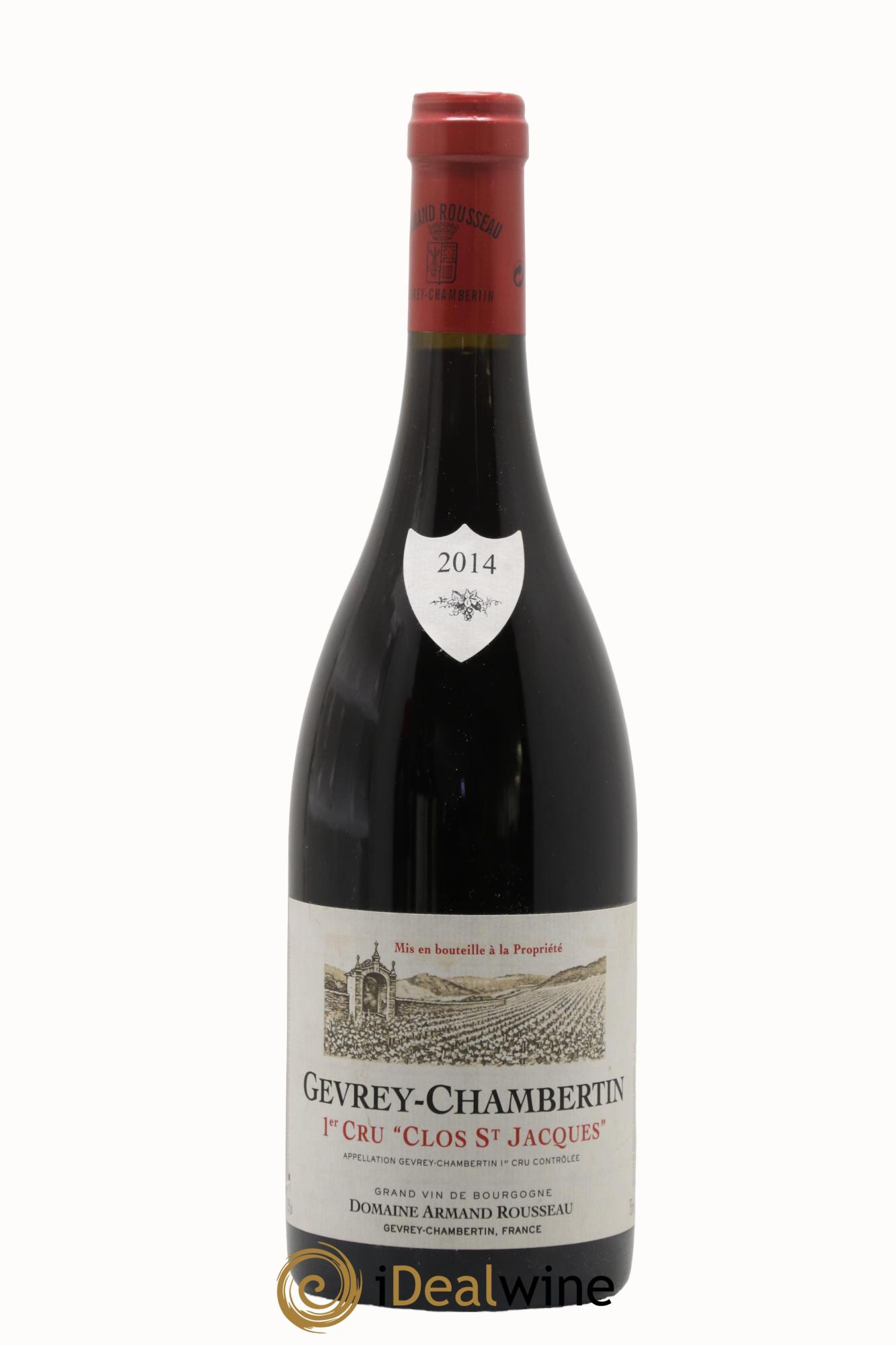 Gevrey-Chambertin 1er Cru Clos Saint-Jacques Armand Rousseau (Domaine) 2014 - Lot de 1 bouteille - 0