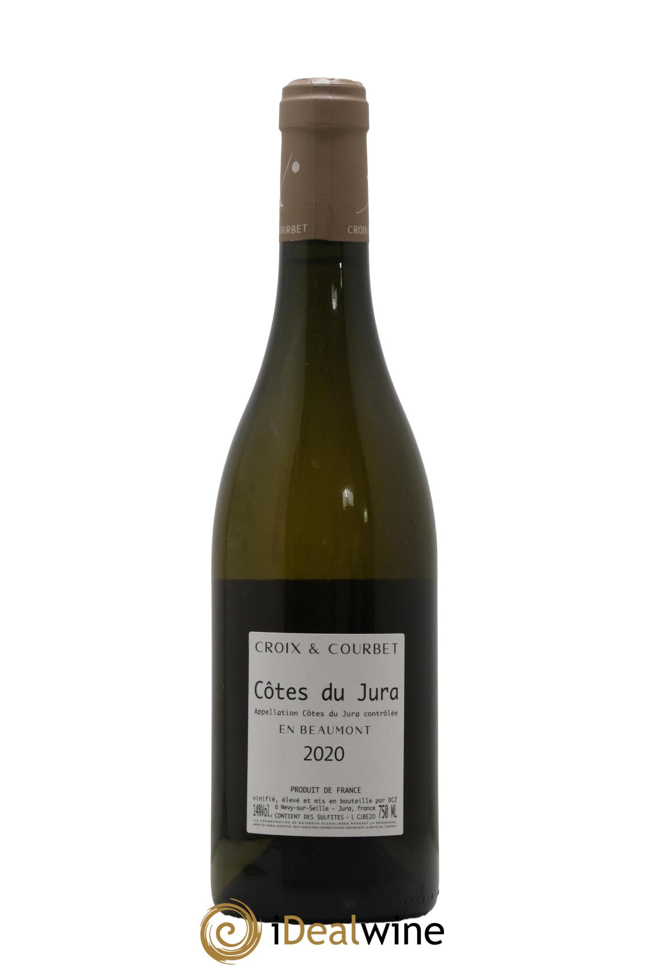 Côtes du Jura En Beaumont Croix & Courbet Savagnin Ouillé 2020 - Posten von 1 Flasche - 1