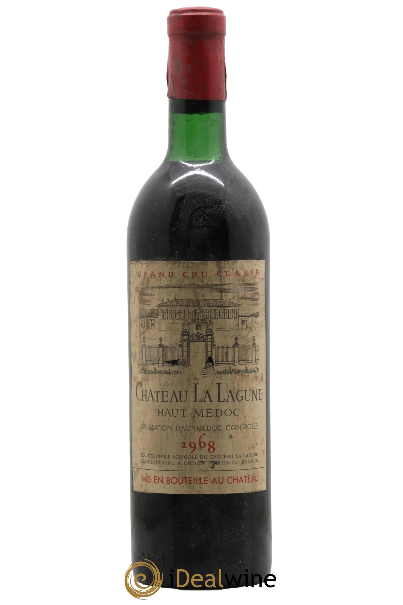 Château la Lagune 3ème Grand Cru Classé 1968 - Lot de 1 bouteille - 0