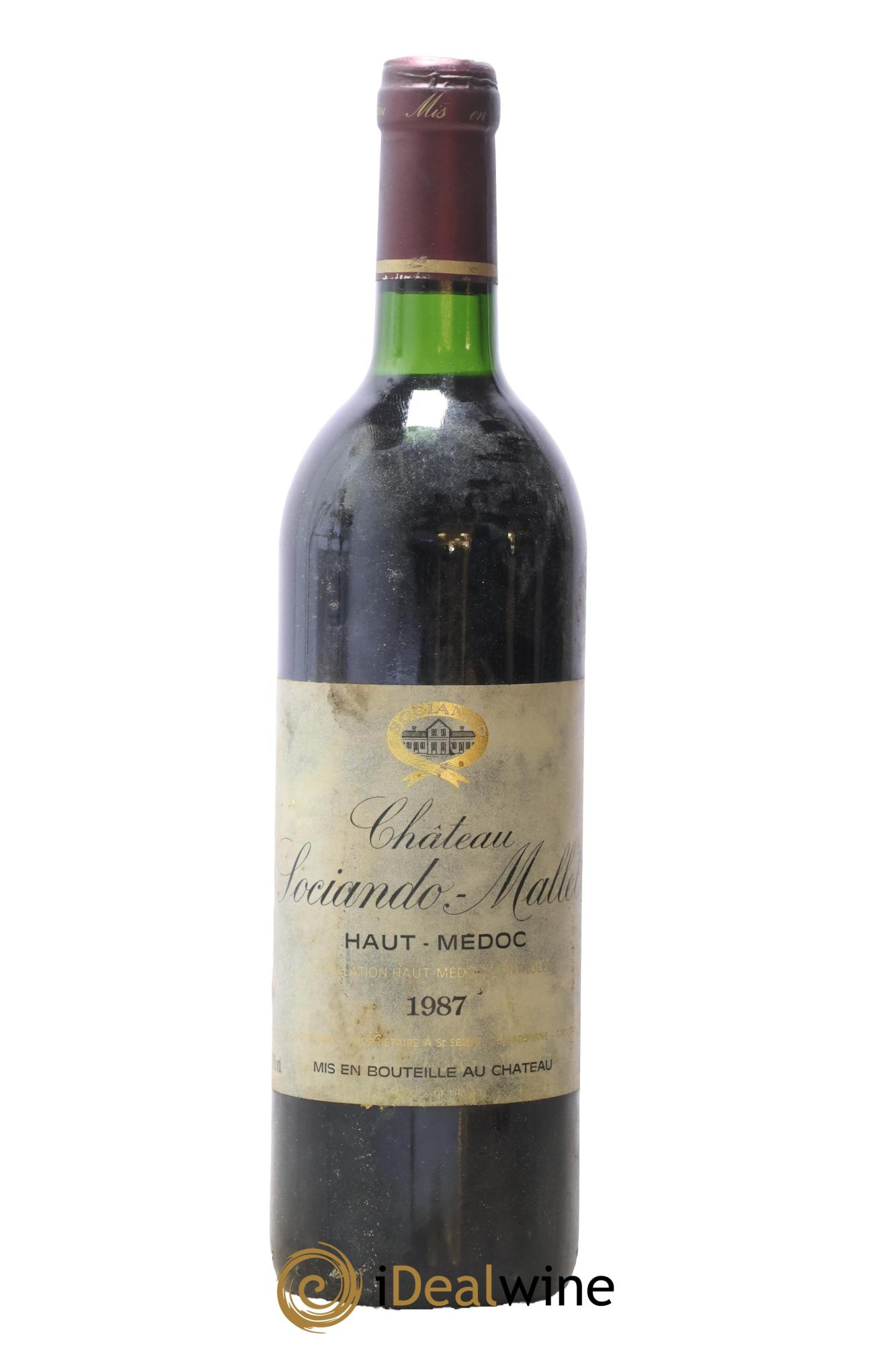 Château Sociando Mallet 1987 - Lotto di 1 bottiglia - 0