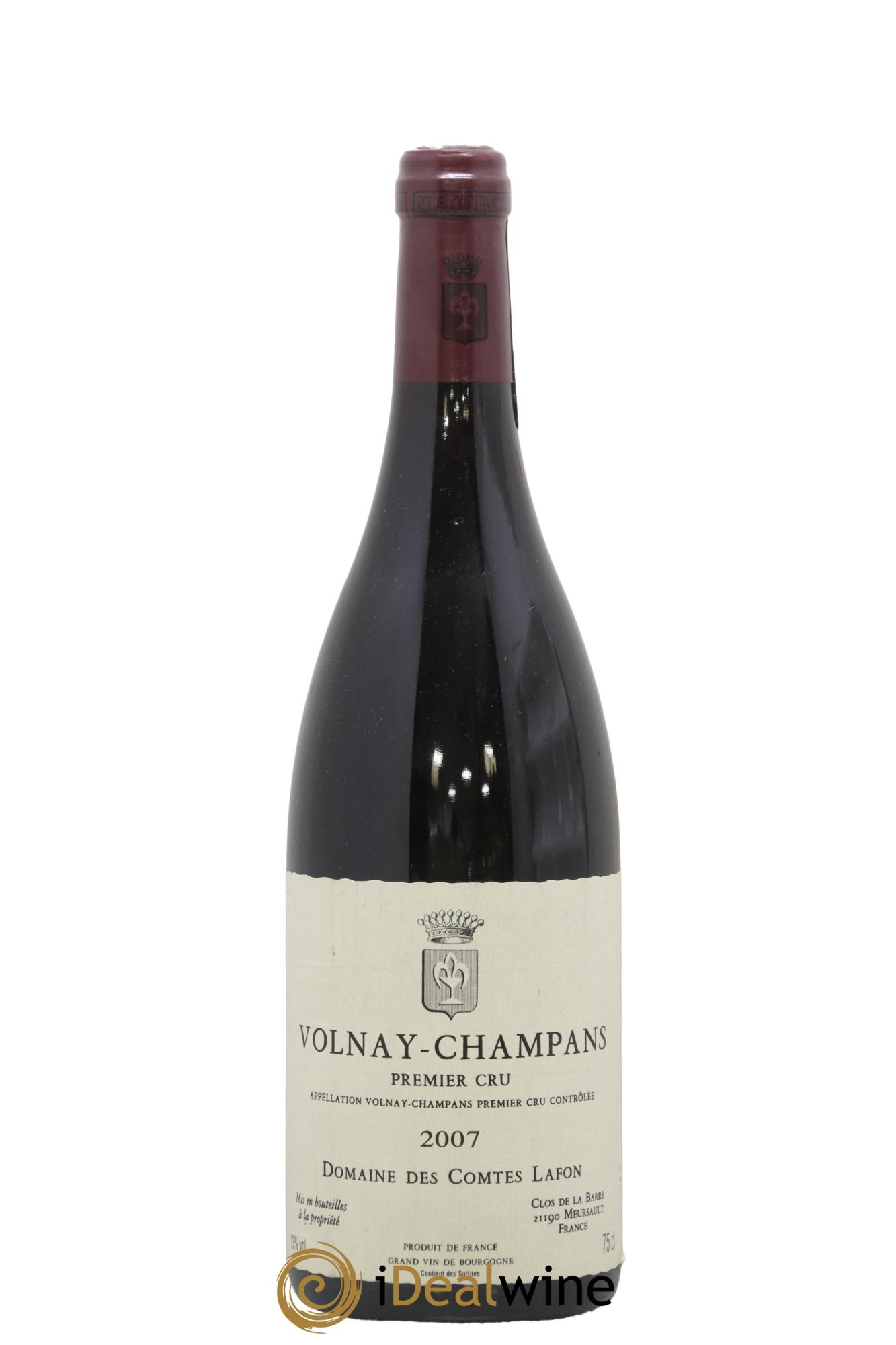 Volnay 1er Cru Champans Comtes Lafon (Domaine des) 2007 - Lot de 1 bouteille - 0