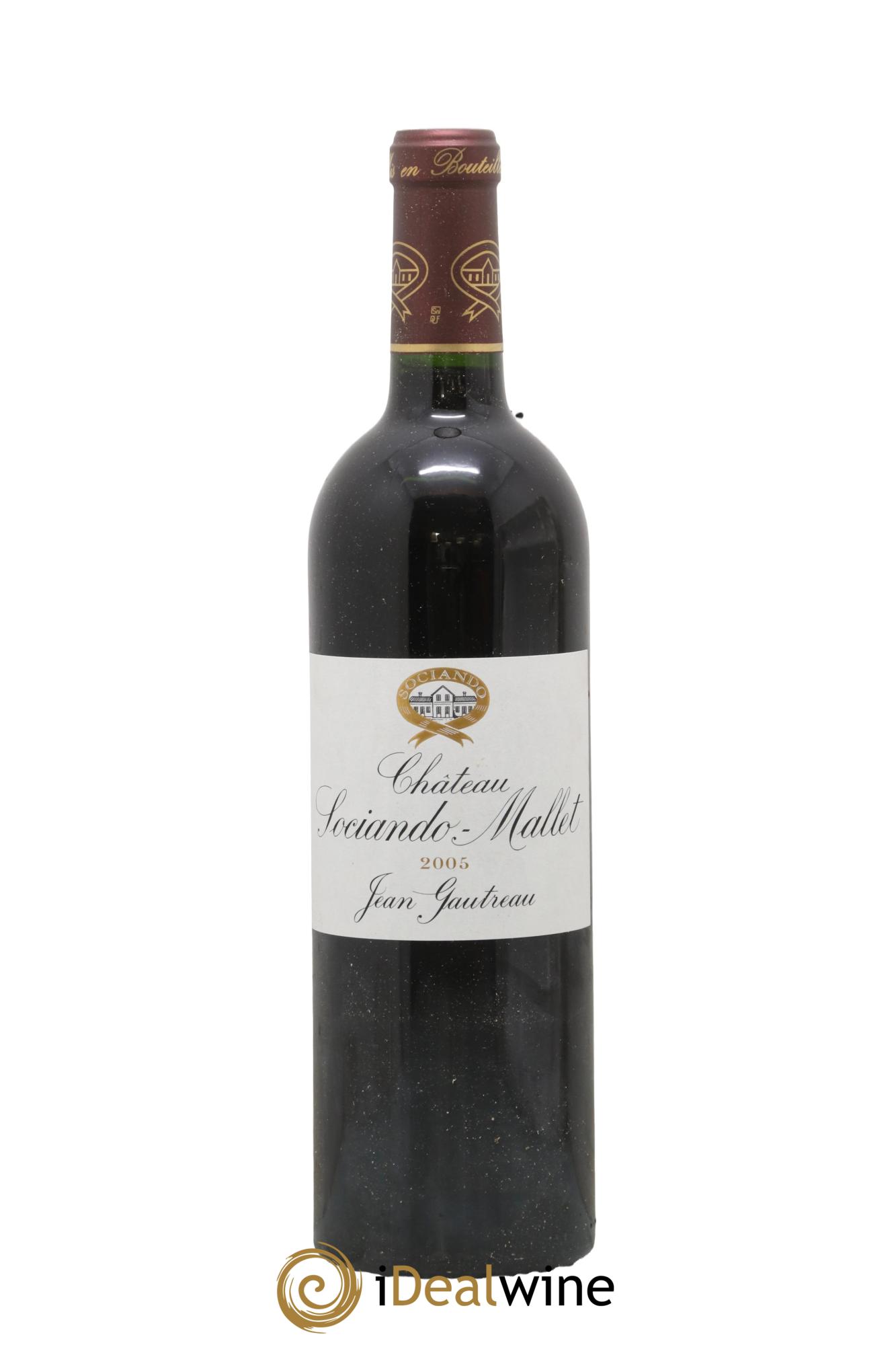 Château Sociando Mallet 2005 - Lot de 1 bouteille - 0