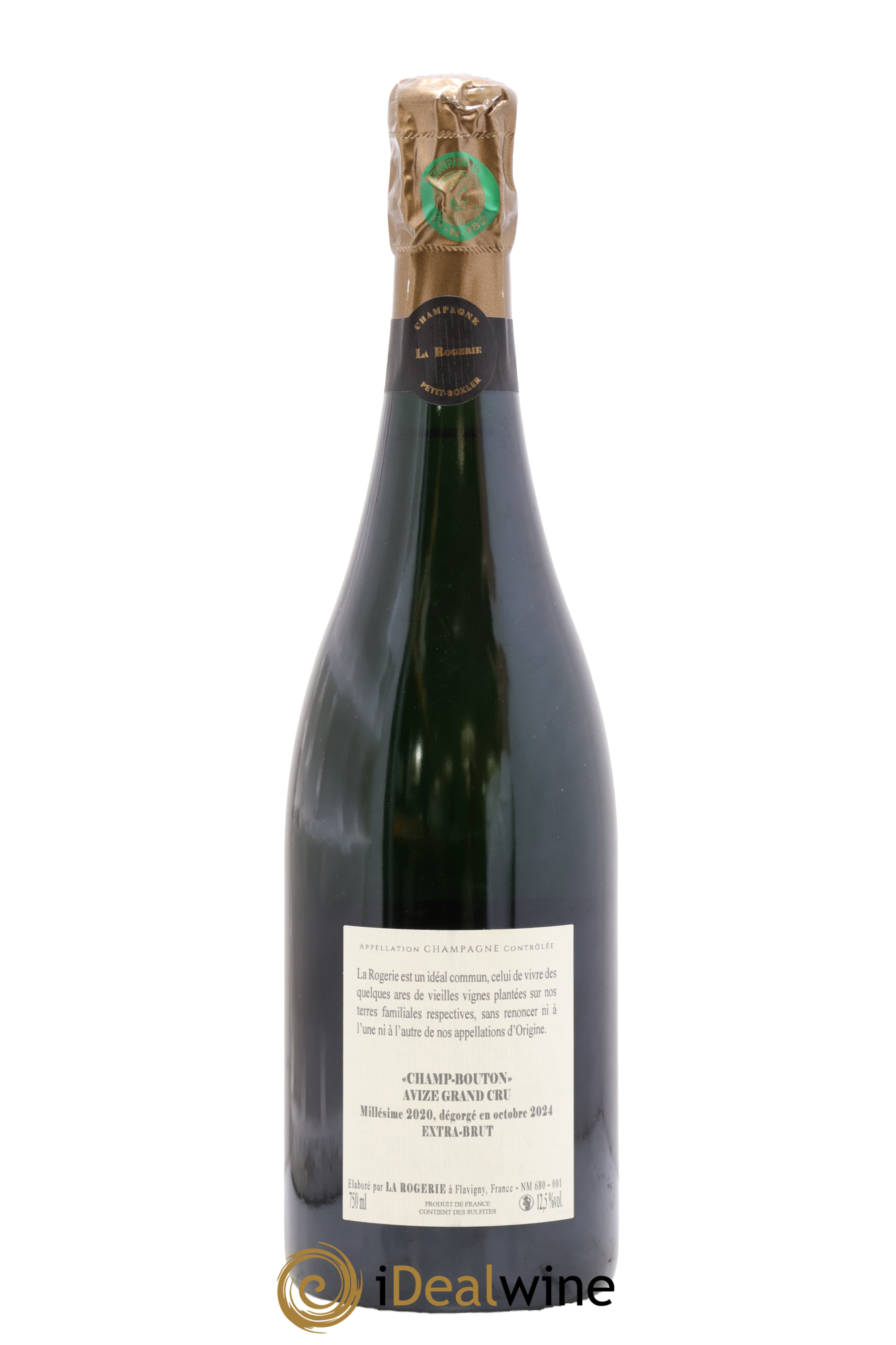 Champagne Champ Bouton La Rogerie 2020 - Lot of 1 bottle - 1