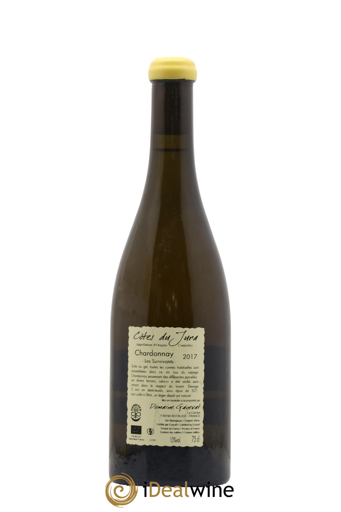 Côtes du Jura Les Survivants Jean-François Ganevat (Domaine) 2017 - Lot de 1 bouteille - 1
